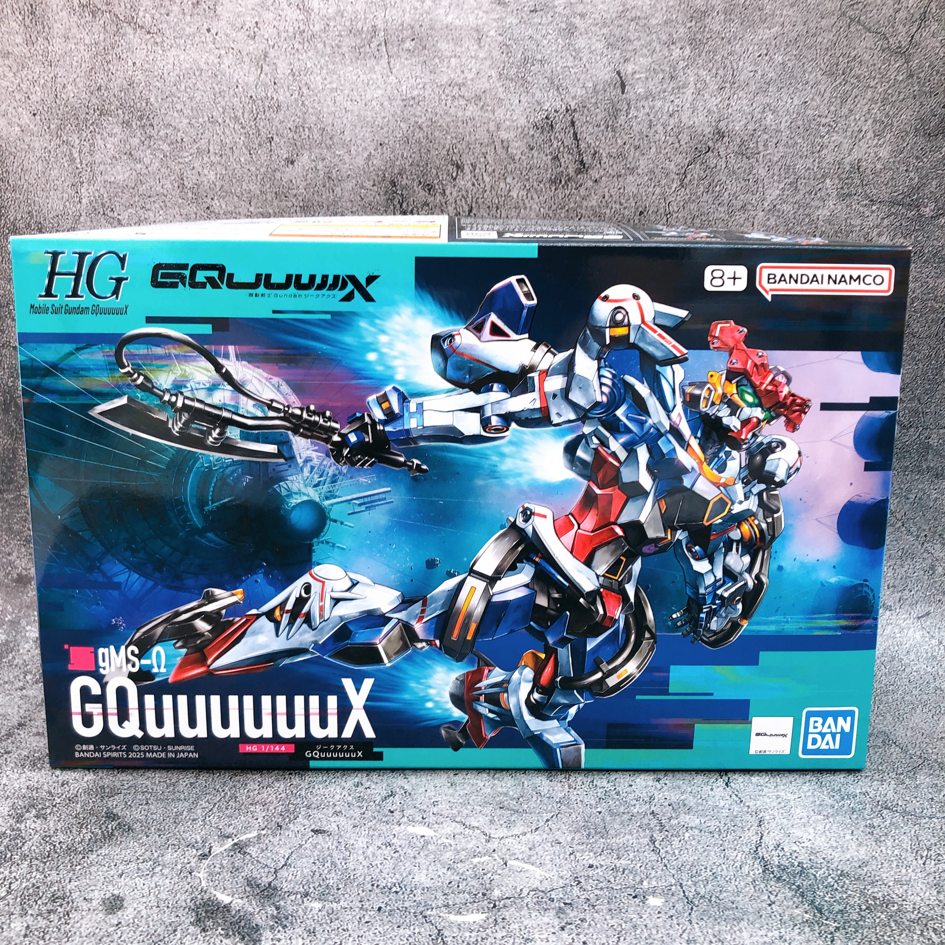 HG 1/144 Gundam GQuuuuuuX & RED Gundam Set Model Kit Bandai Japan NEW FASTSHIP