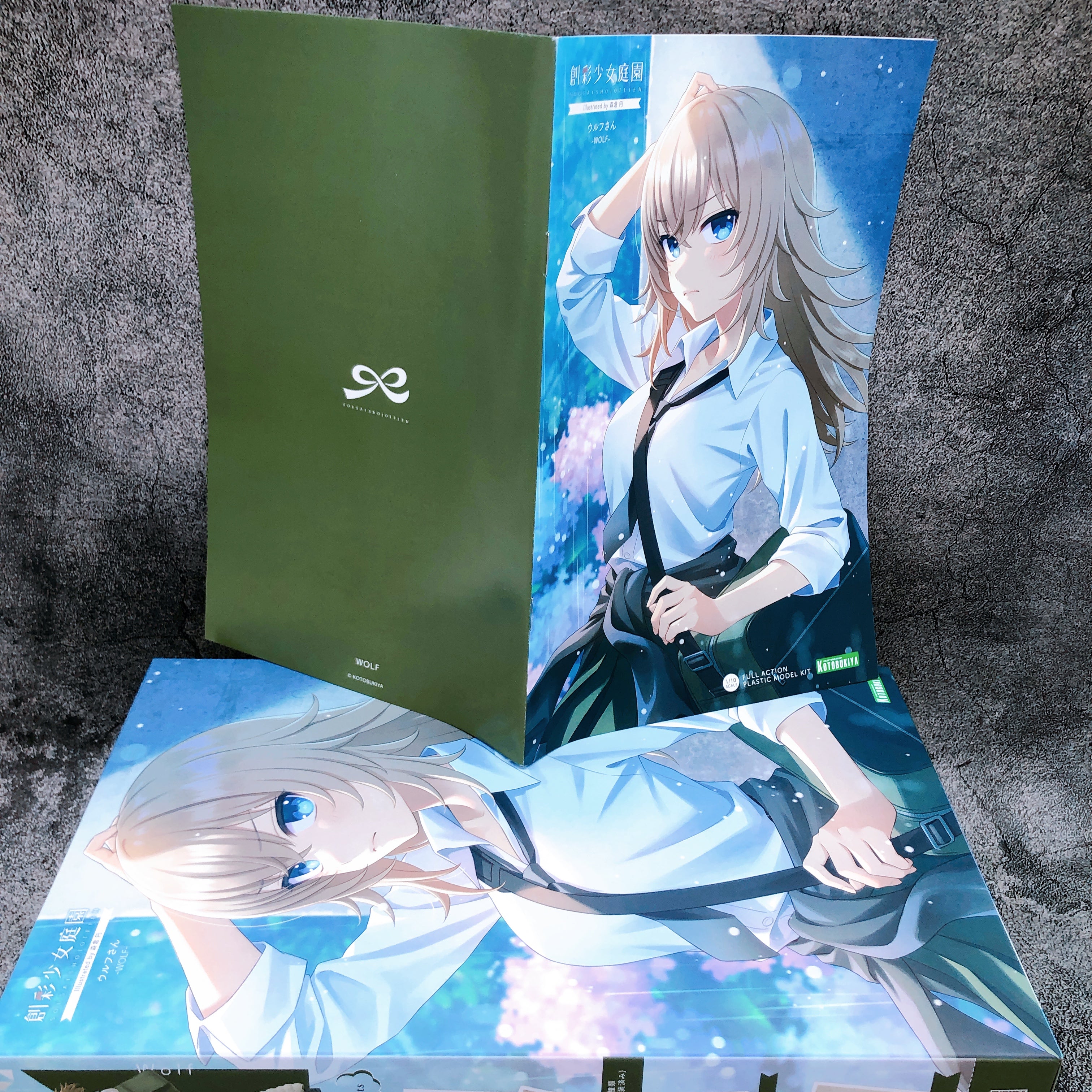 Sousai Shojo Teien Wolf & Bonus Hair Arrange Parts Set Model Kit KOTOBUKIYA NEW