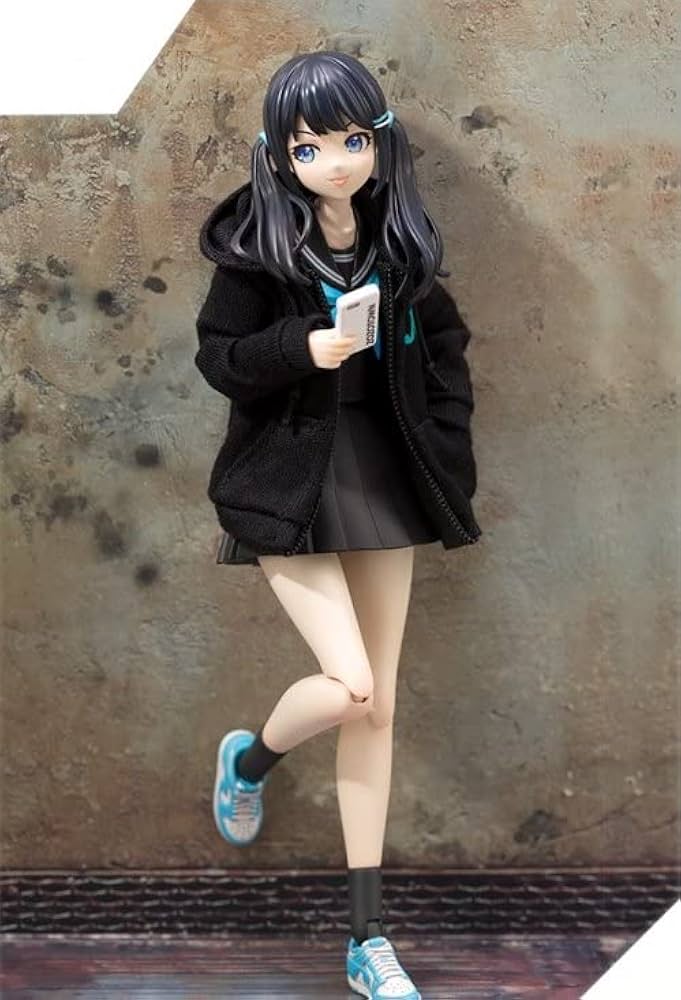 Sousai Shojo Teien Madoka Yuki Black Canvas & Zip Hoodie Set Kit KOTOBUKIYA NEW