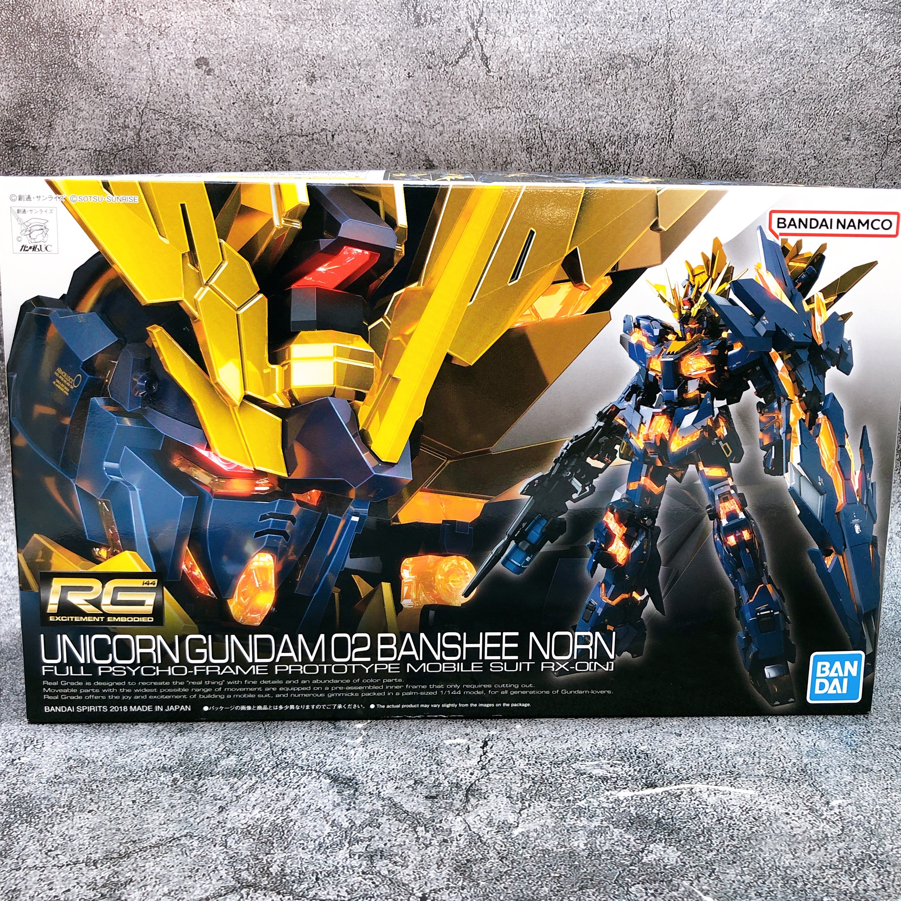 RG 1/144 Unicorn Gundam 02 Banshee Norn & Armed Armor VN/BS Set Kit Bandai NEW