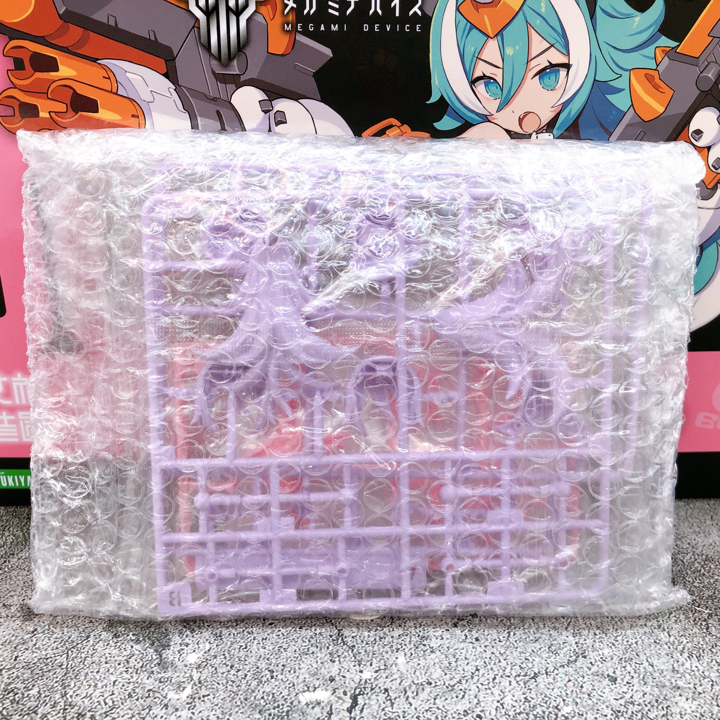 Megami Device PUNI MOFU LANG & Bonus Special Color Hair Parts Set Kit KOTOBUKIYA