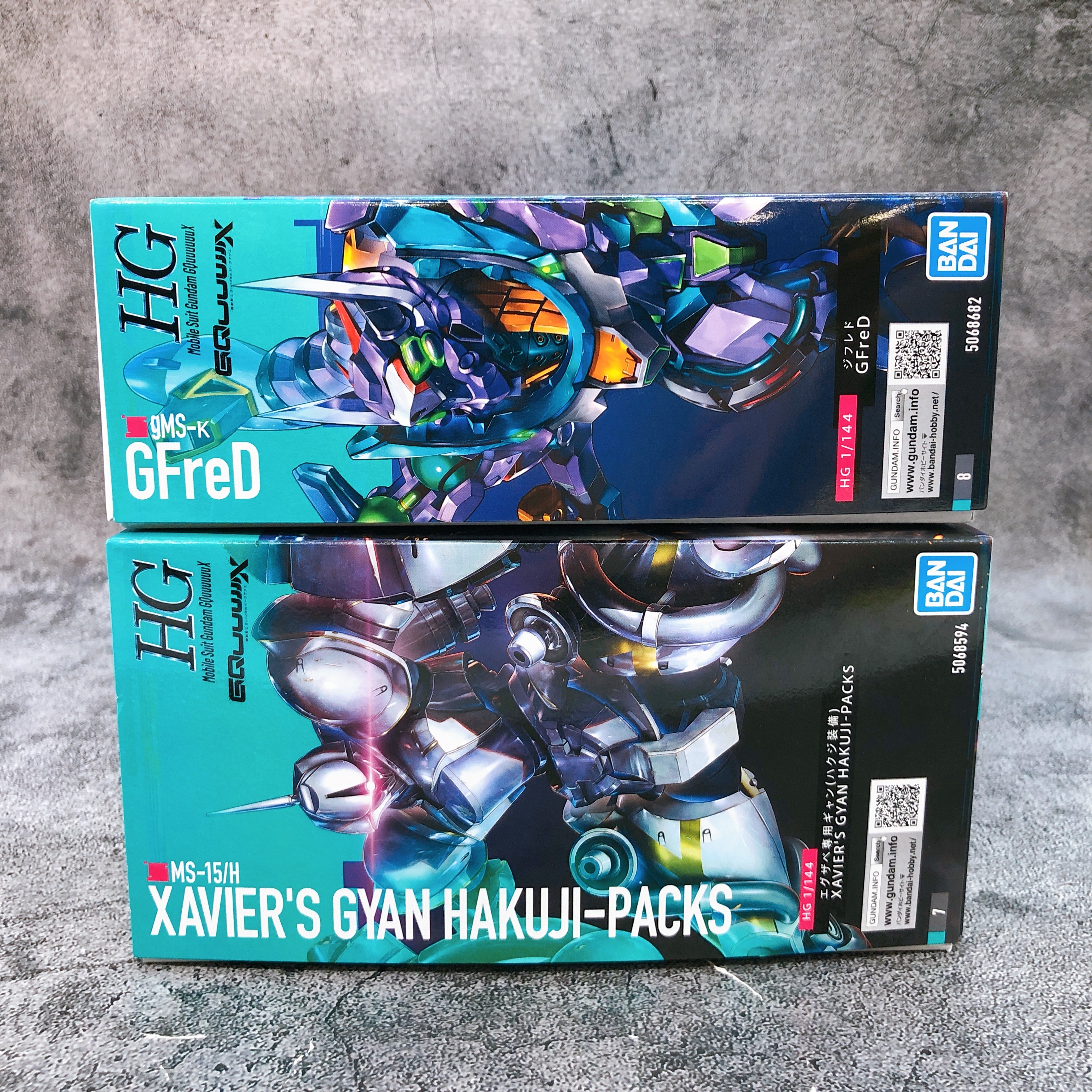 HG 1/144 GFreD & Xavier's Gyan Hakuji-Packs Set Model Kit Bandai Japan FASTSHIP
