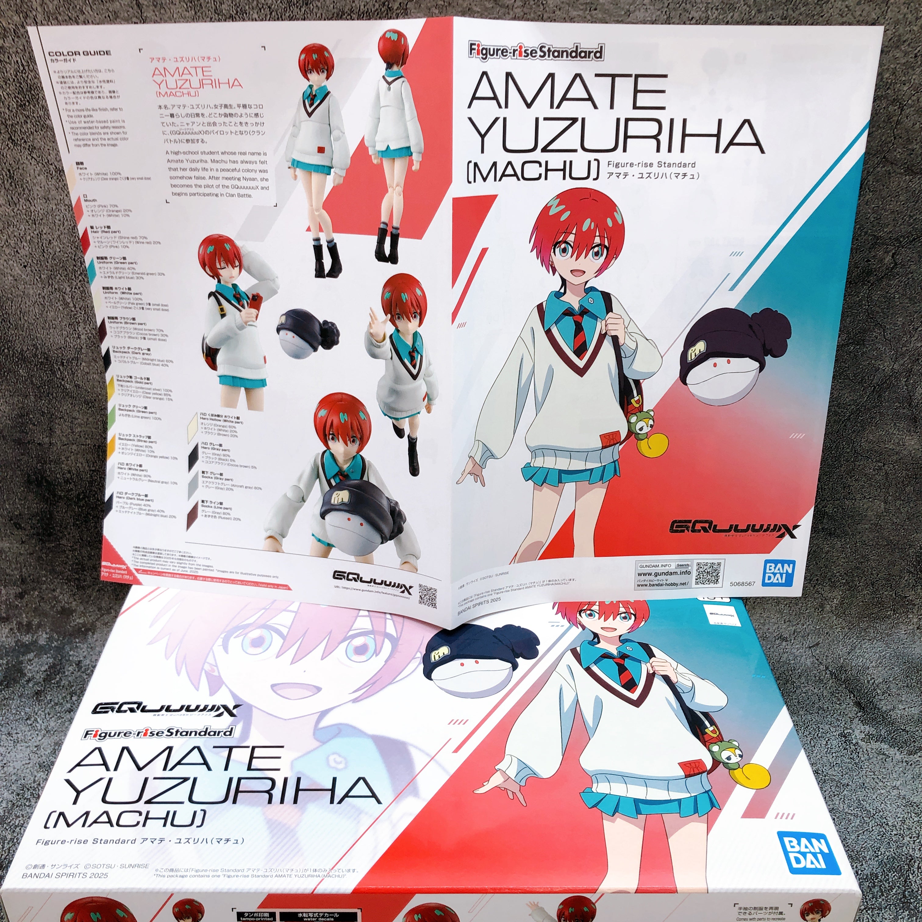 Figure-rise Standard Amate Yuzuriha Machu & Nyaan Set Model Kit Bandai Japan NEW
