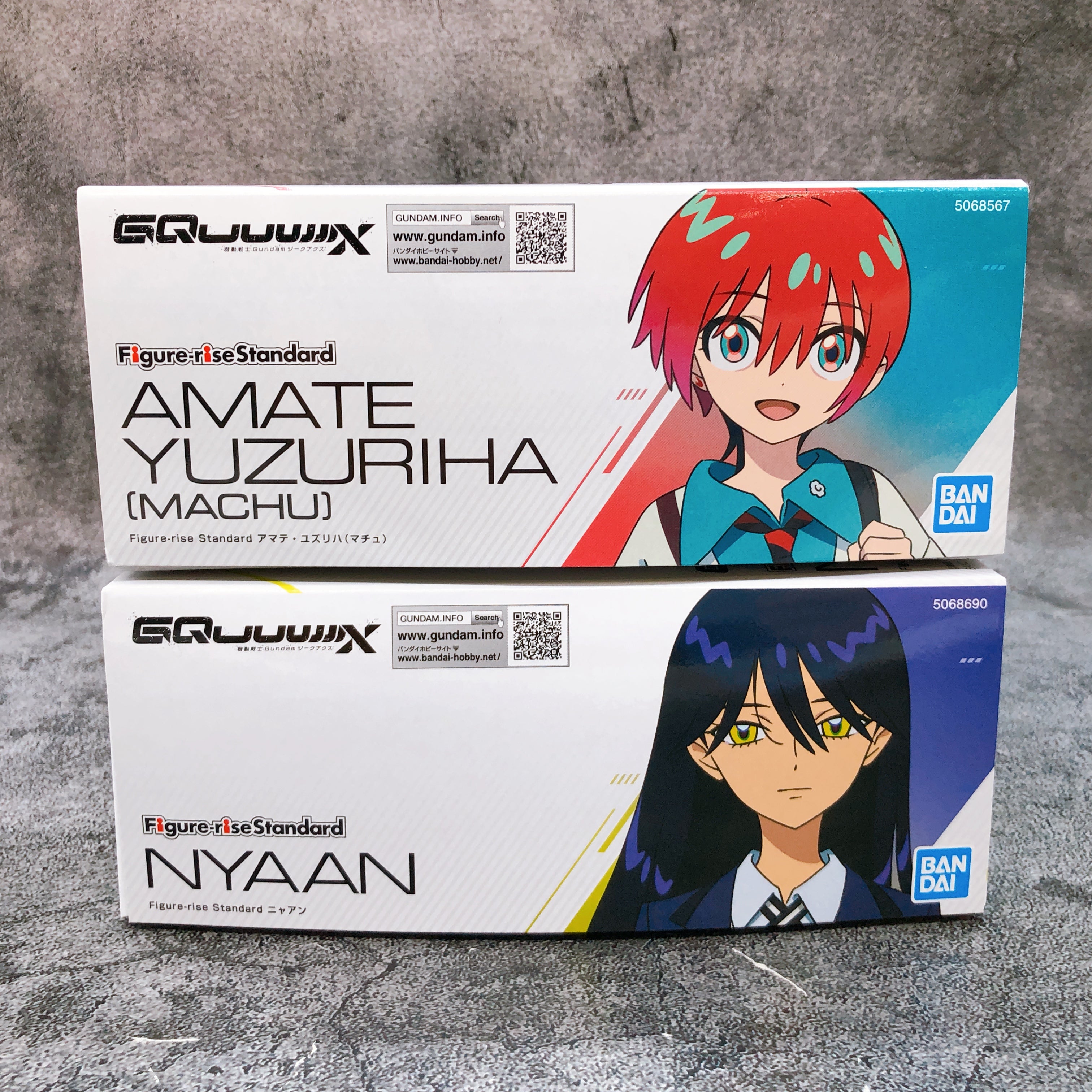 Figure-rise Standard Amate Yuzuriha Machu & Nyaan Set Model Kit Bandai Japan NEW