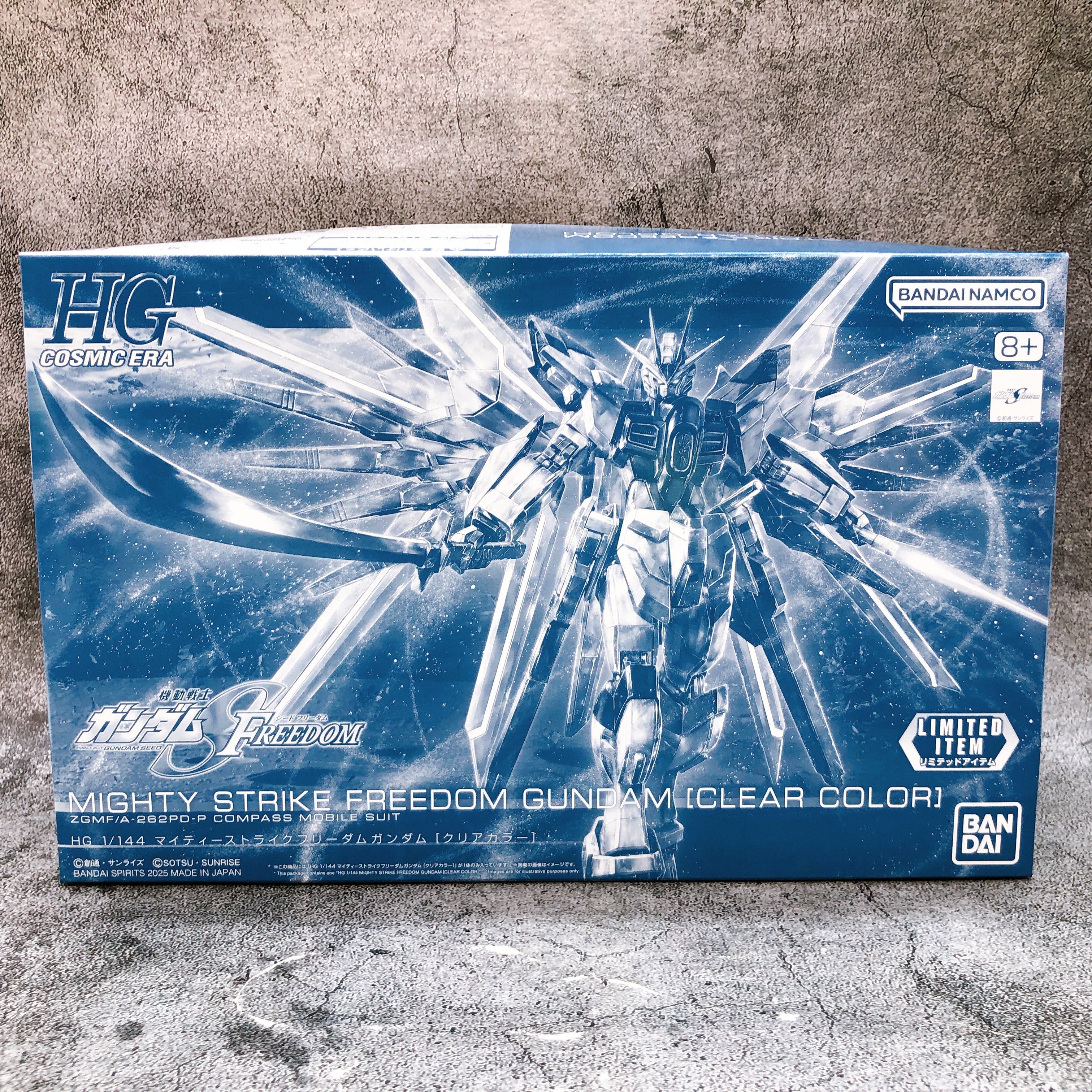 HG 1/144 Mighty Strike Freedom & Infinite Justice Gundam Type-2 Clear Color Set