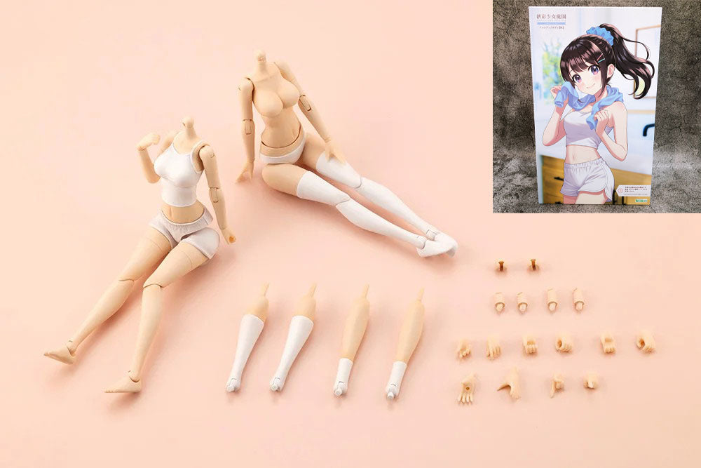 Sousai Shojo Teien Dress Up Body M/S Set of 3 1:10 Model Kit KOTOBUKIYA Japan