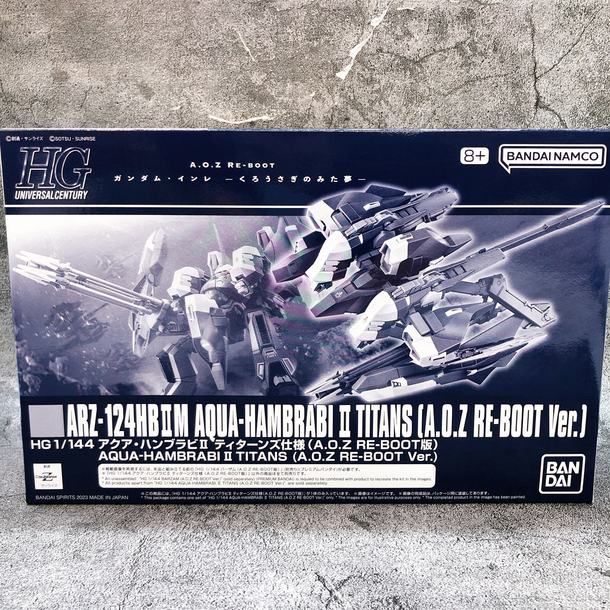 HG 1/144 Barzam & Aqua-Hambrabi II Titans A.O.Z Re-Boot Ver Set Premium Bandai