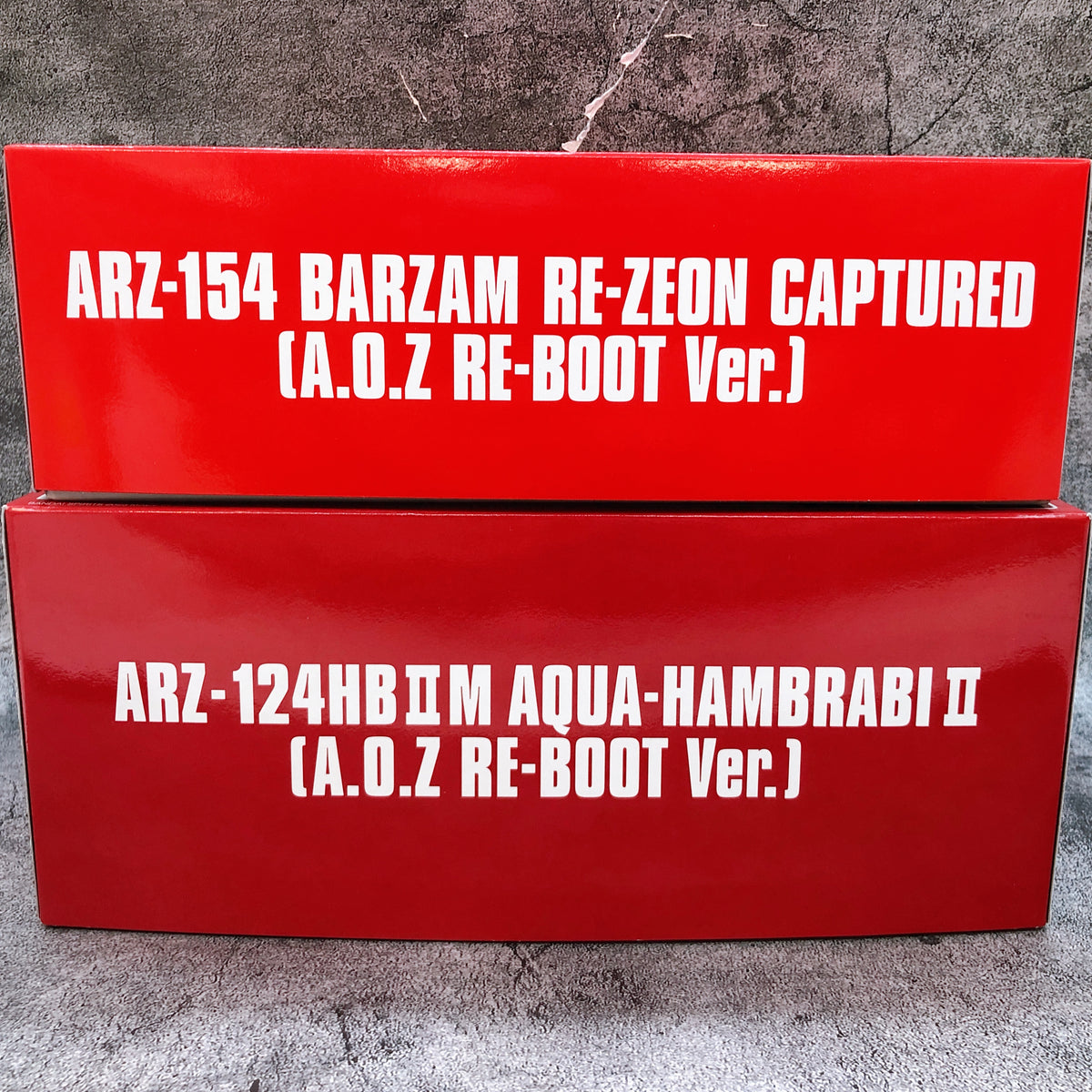 HG 1/144 Barzam Re-Zeon Captured & Aqua-Hambrabi II A.O.Z Re-Boot Ver Set Kit