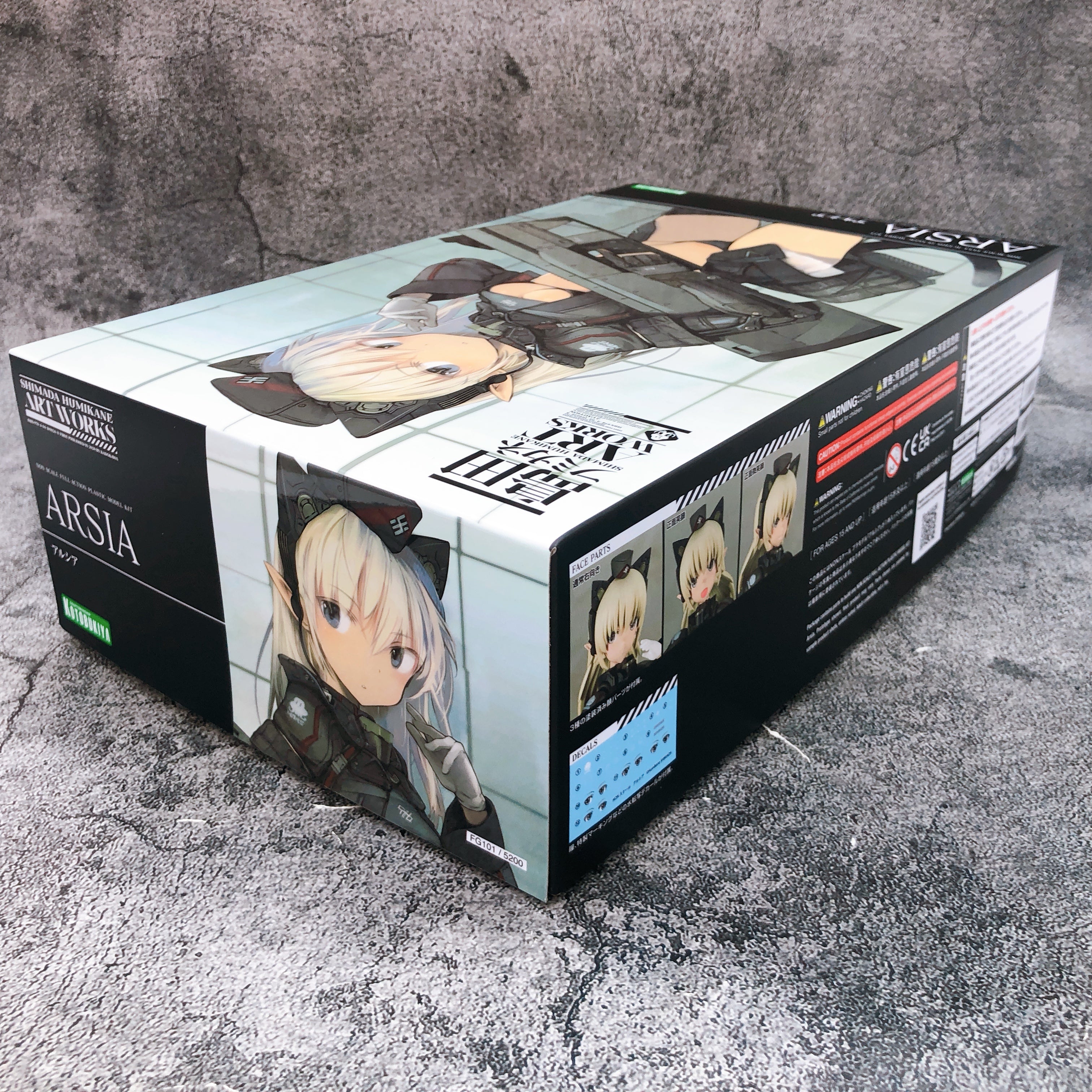 Shimada Humikane Art Works Arsia & Bonus Acrylic Plate Set Kit KOTOBUKIYA Japan