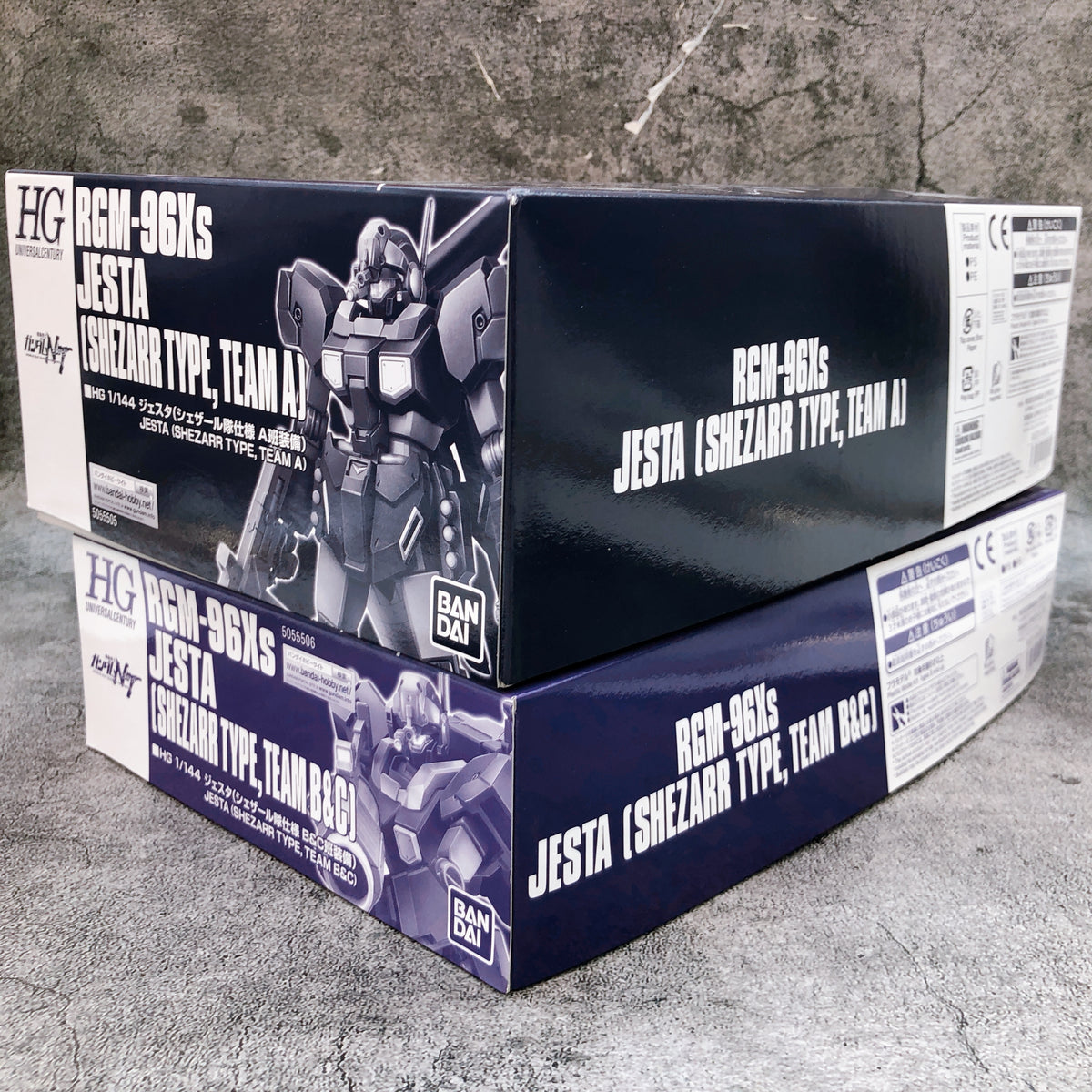 HG 1/144 Jesta Shezarr Type Team A / Team B&C Set Model Kit Premium Bandai NEW