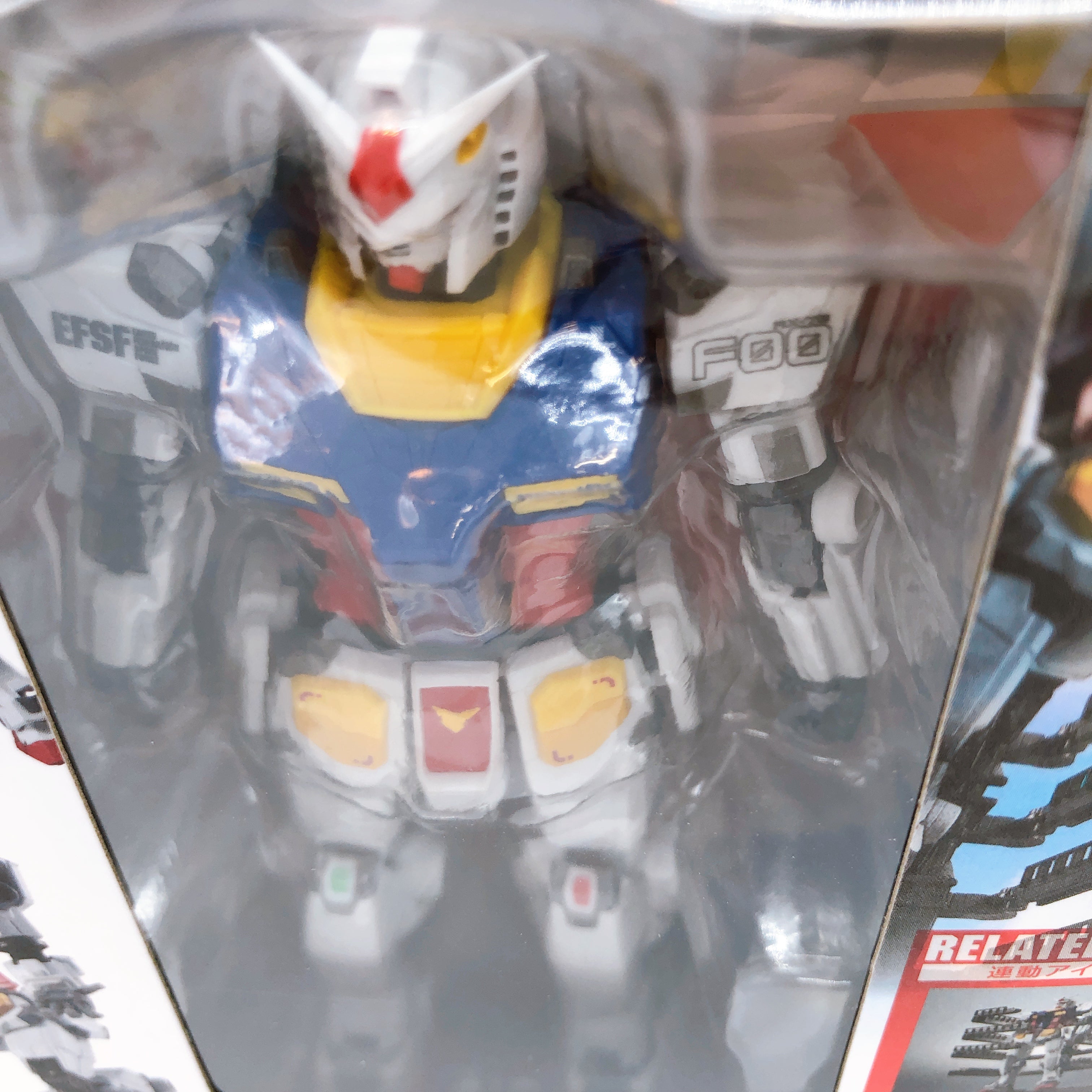 Robot Spirits RX-78F00 Gundam Action Figure + Tamashii Stage Act. G-Dock Bandai