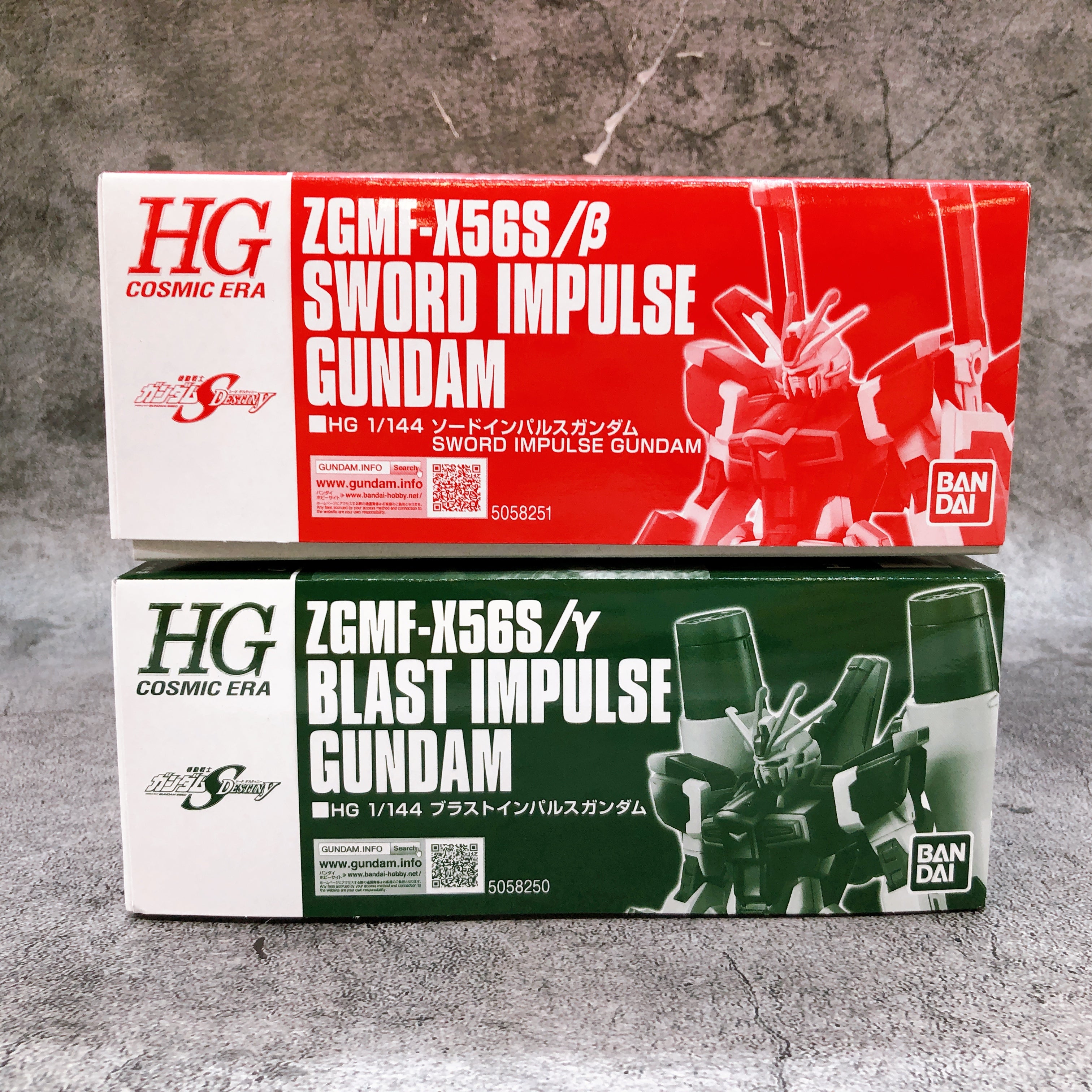 HG 1/144 Blast Impulse Gundam & Sword Impulse Gundam Set Kit Premium Bandai NEW