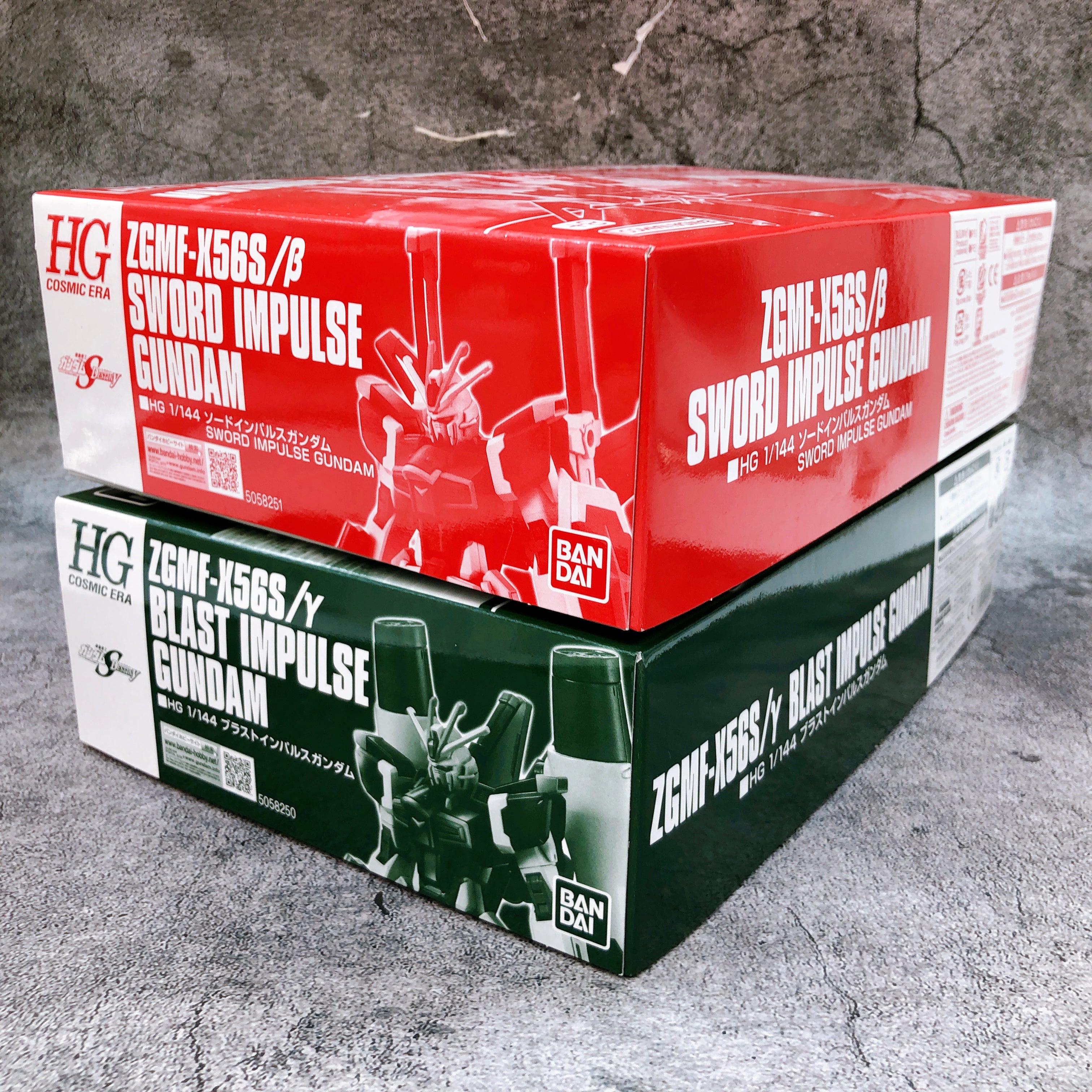 HG 1/144 Blast Impulse Gundam & Sword Impulse Gundam Set Kit Premium Bandai NEW