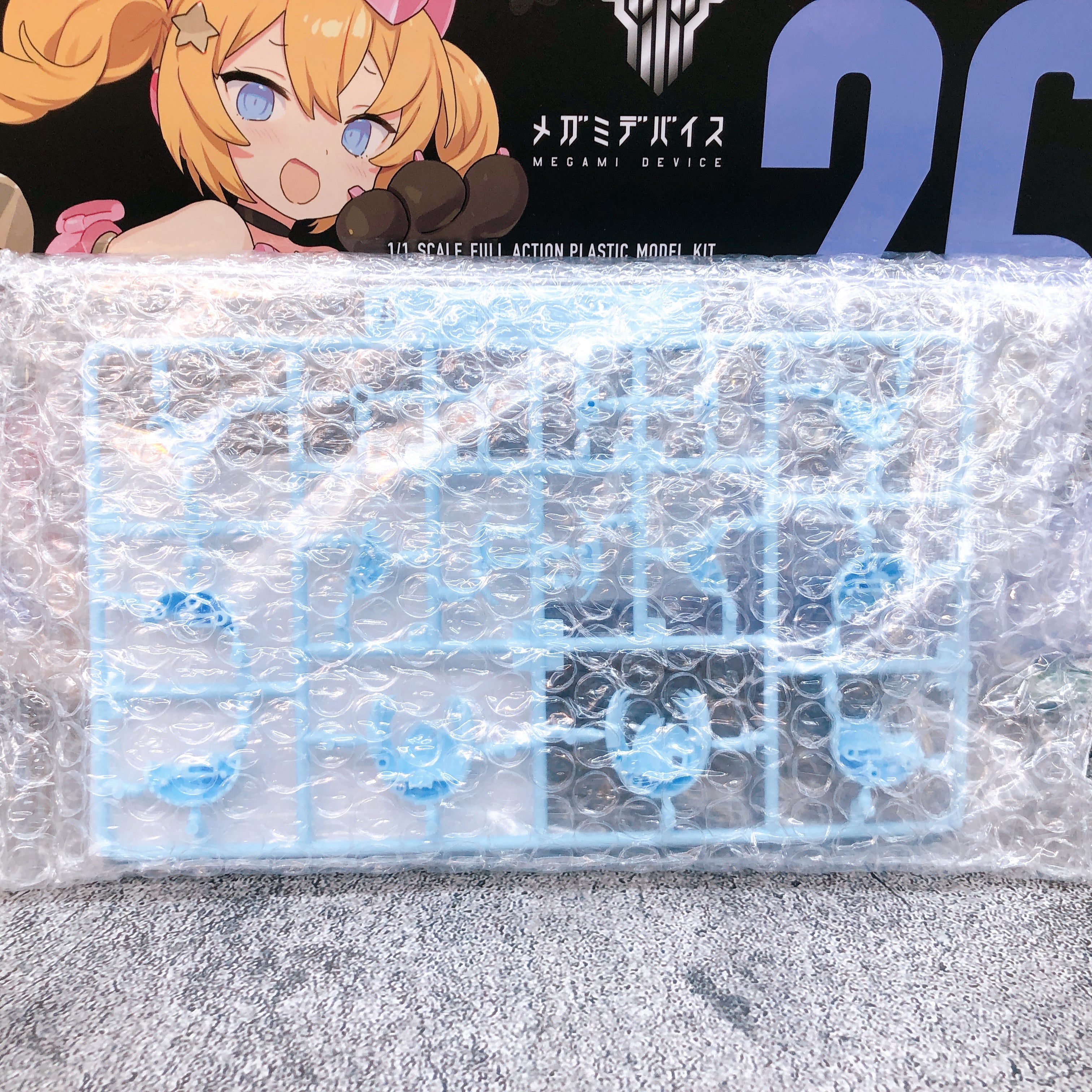 Megami Device PUNI MOFU KURO MAO & Bonus Hair Parts Set Kit KOTOBUKIYA Japan NEW