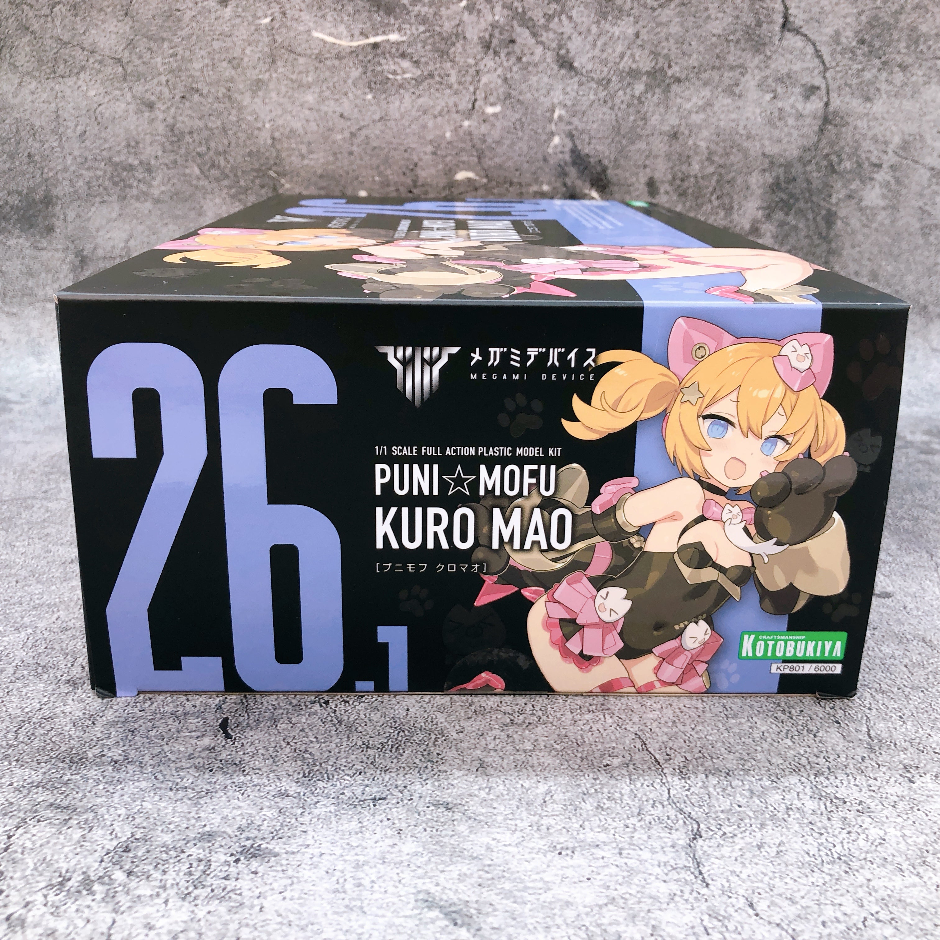 Megami Device PUNI MOFU KURO MAO & Bonus Hair Parts Set Kit KOTOBUKIYA Japan NEW