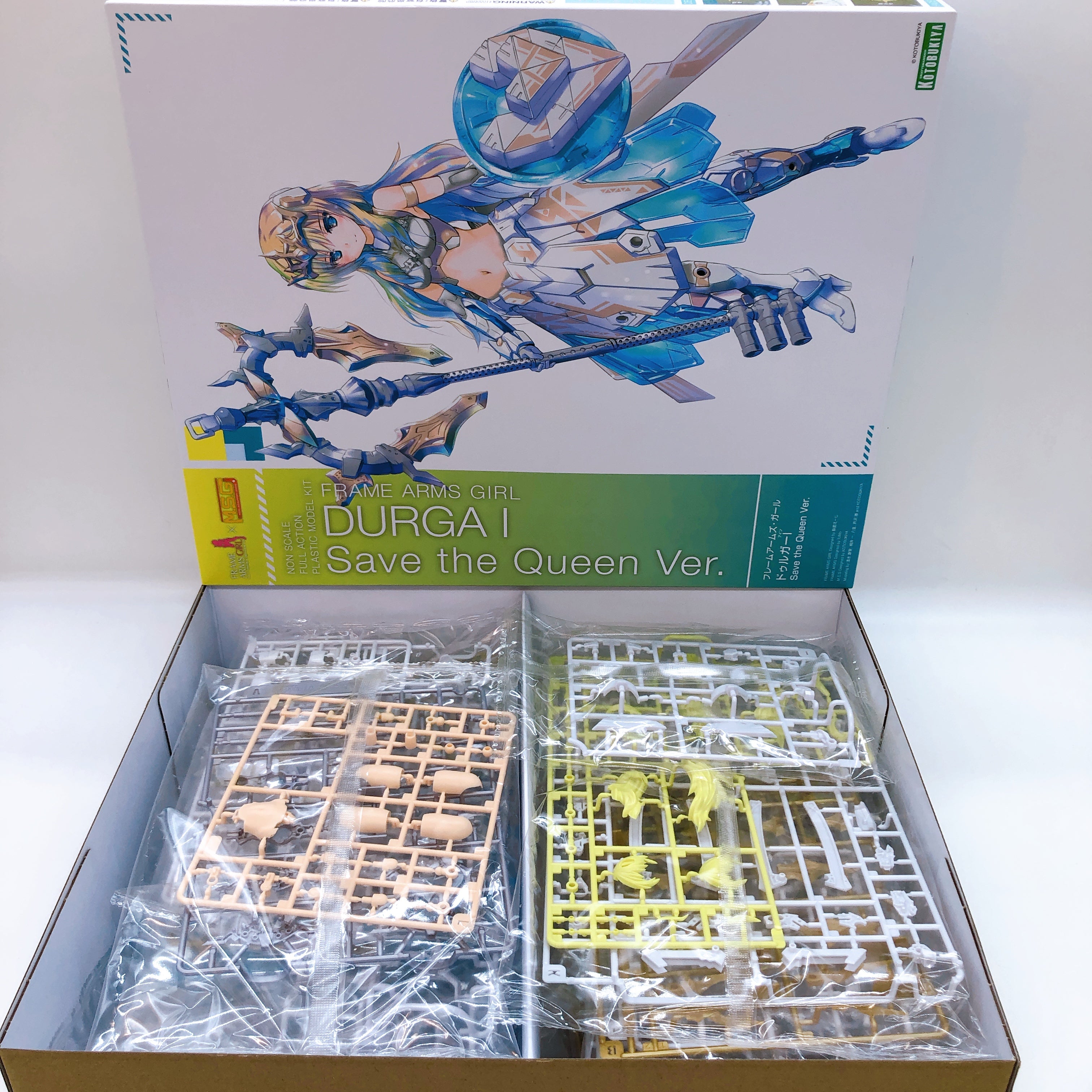 Frame Arms Girl Durga I Save the Queen Ver & Bonus Parts Set Kit KOTOBUKIYA NEW