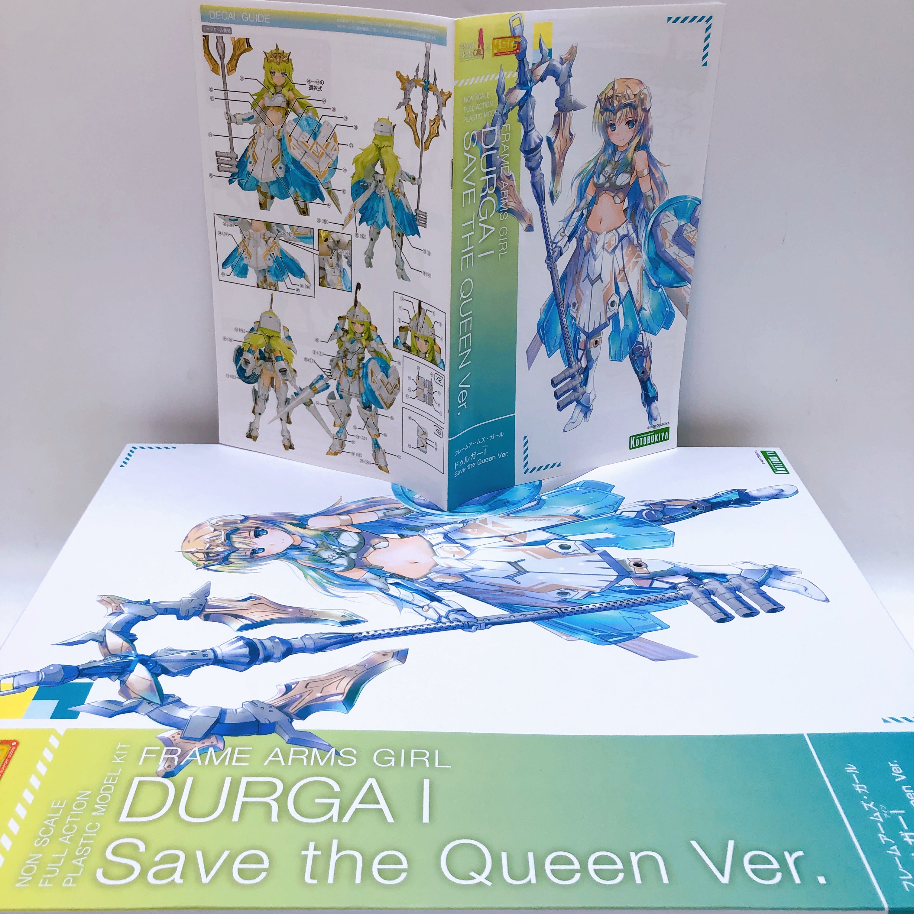 Frame Arms Girl Durga I Save the Queen Ver & Bonus Parts Set Kit KOTOBUKIYA NEW