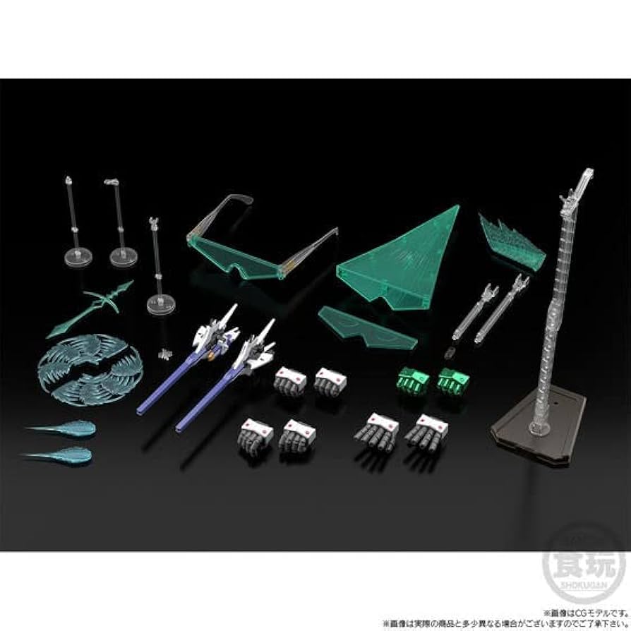 SMP SRX Invincible Option Parts & Bonus Sticker Set Kit Premium Bandai Japan NEW