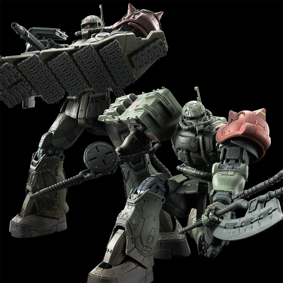 HG 1/144 Zaku II F Type LeSEAN & Zaku II F Type Chubs Set Kit Premium Bandai NEW