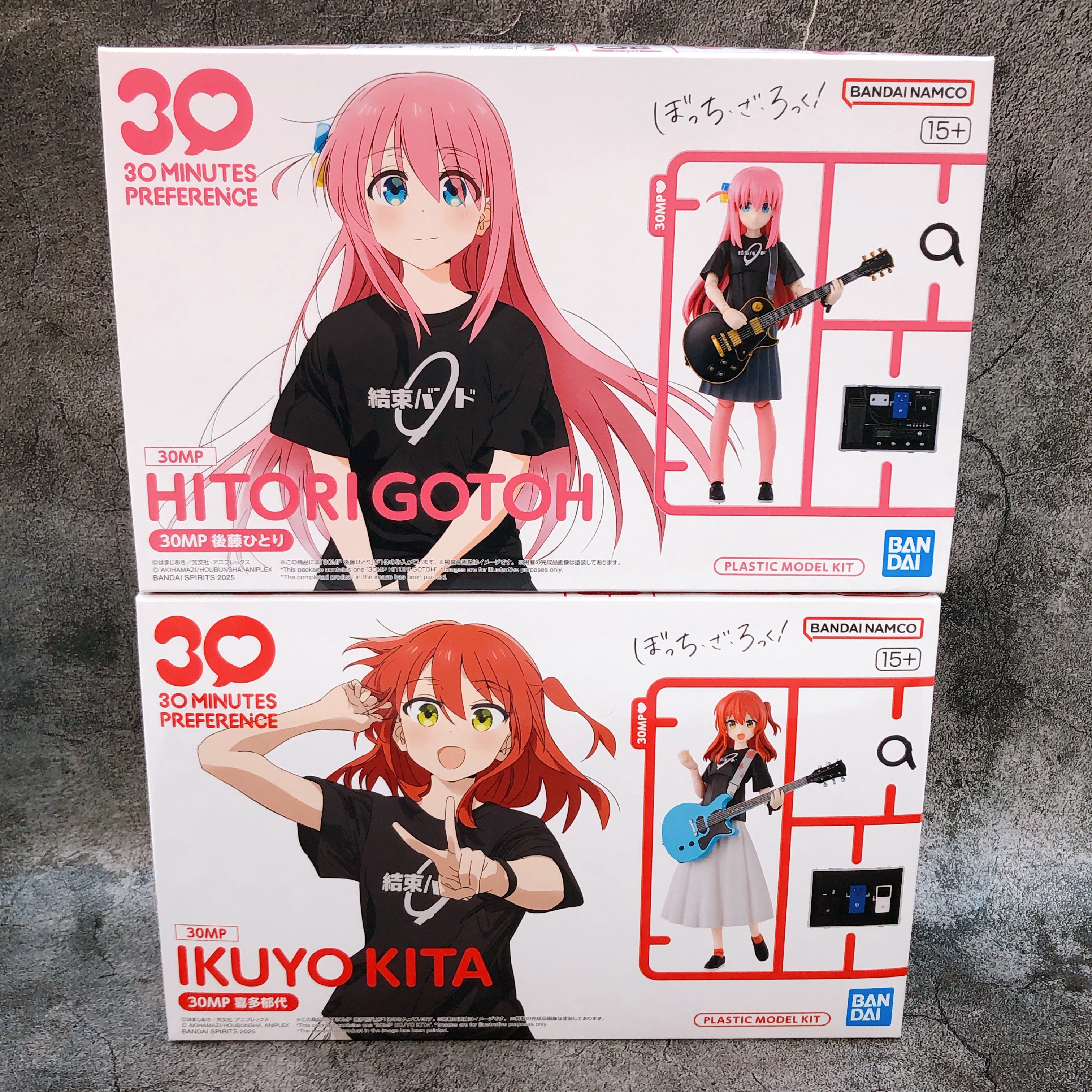 30MP Hitori Gotoh & Ikuyo Kita Set Bocchi the Rock! Model Kit Bandai Japan NEW