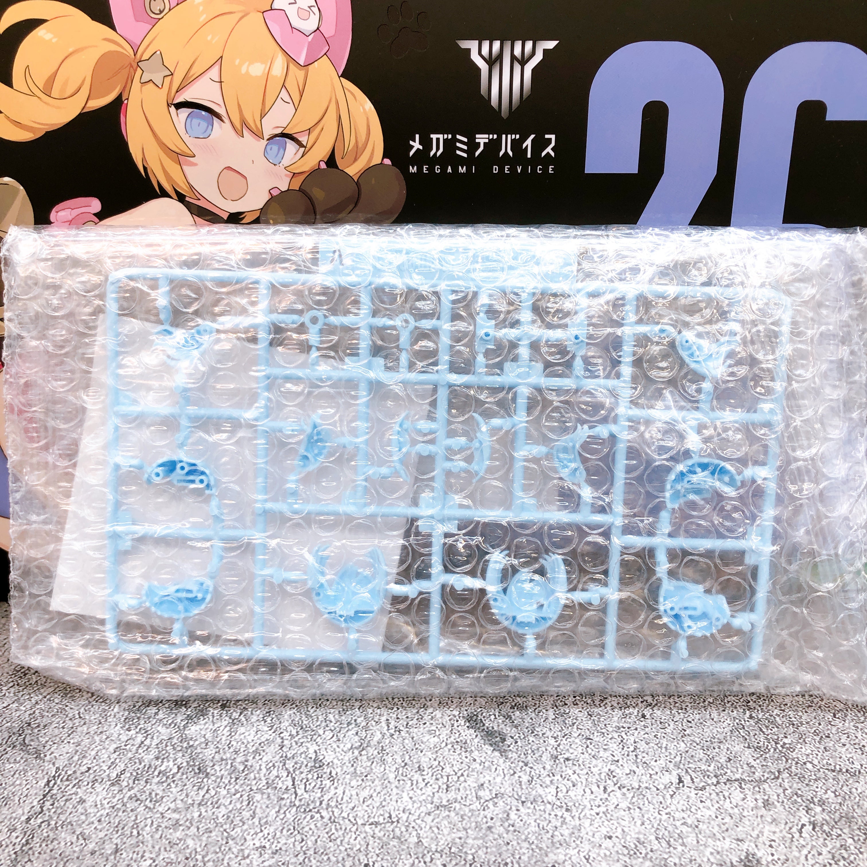 Megami Device PUNI MOFU KURO MAO & Bonus Parts Eye Decal Set of 3 Kit KOTOBUKIYA