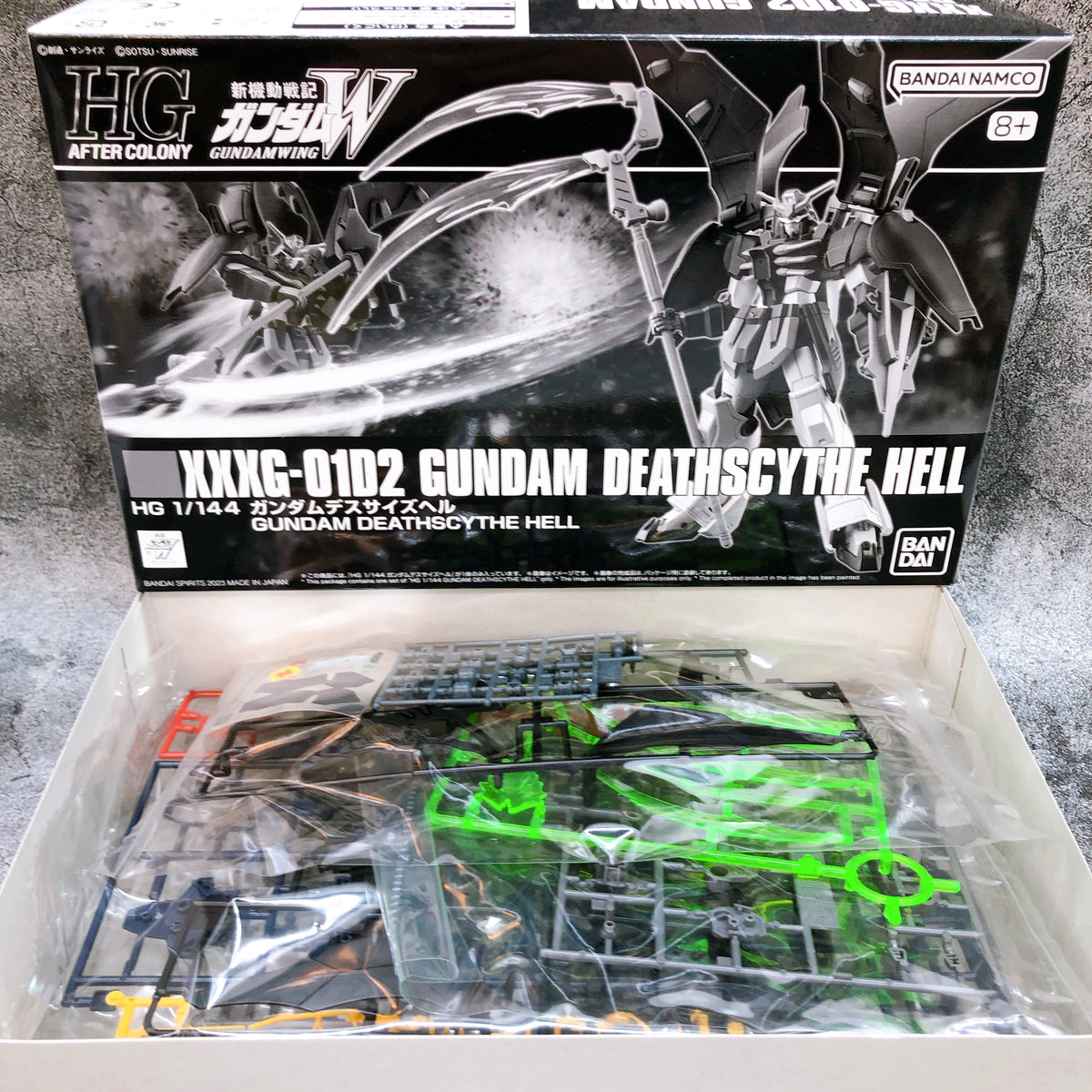 HG 1/144 Gundam Sandrock Custom & Gundam Deathscythe Hell Set Kit Premium Bandai
