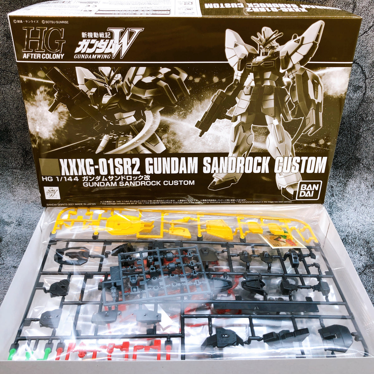 HG 1/144 Gundam Sandrock Custom & Gundam Deathscythe Hell Set Kit Premium Bandai