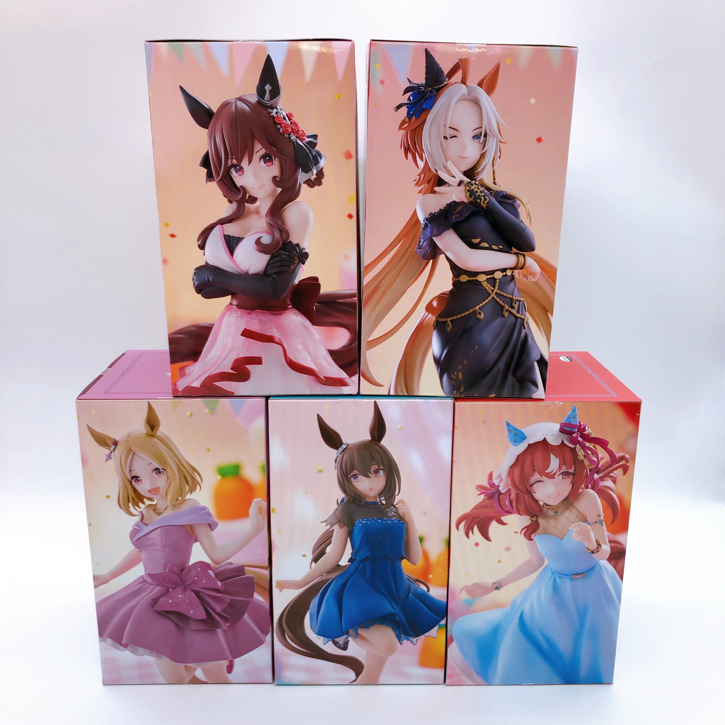 Uma Musume Pretty Derby Trio-Try-iT Set of 5 Scale Figure FuRyu Japan Sealed NEW