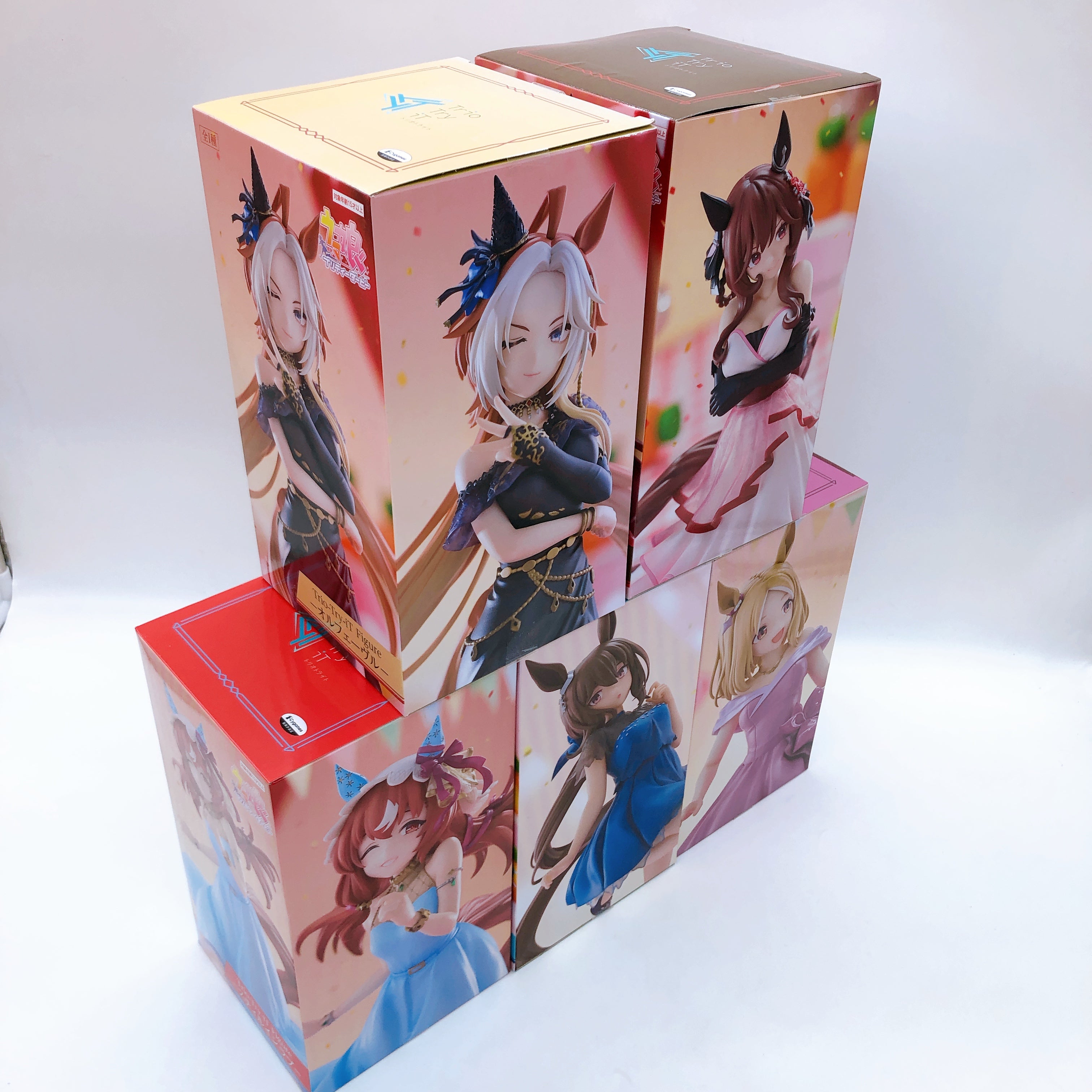 Uma Musume Pretty Derby Trio-Try-iT Set of 5 Scale Figure FuRyu Japan Sealed NEW