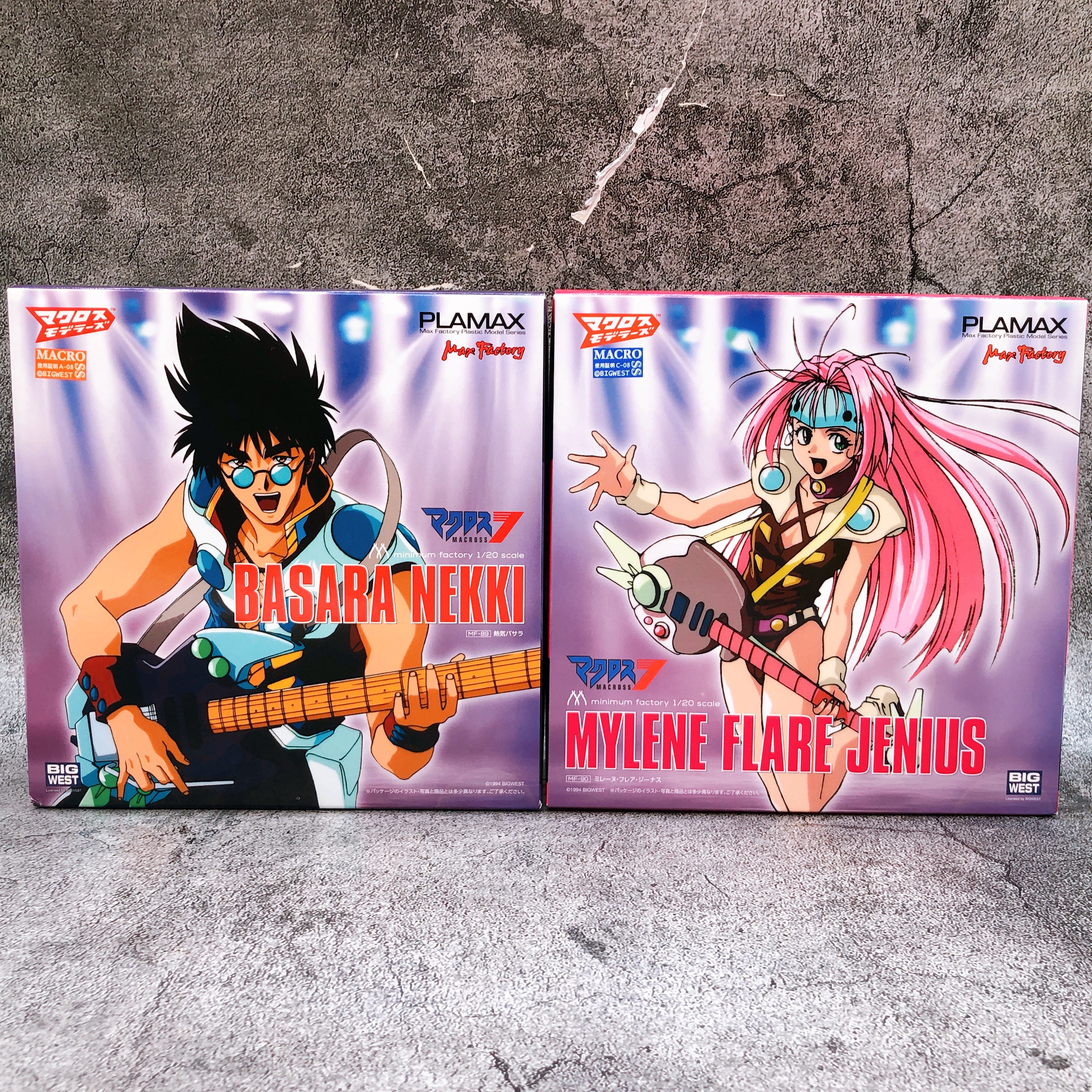 PLAMAX Basara Nekki & Mylene Flare Jenius minimum factory Set Macross