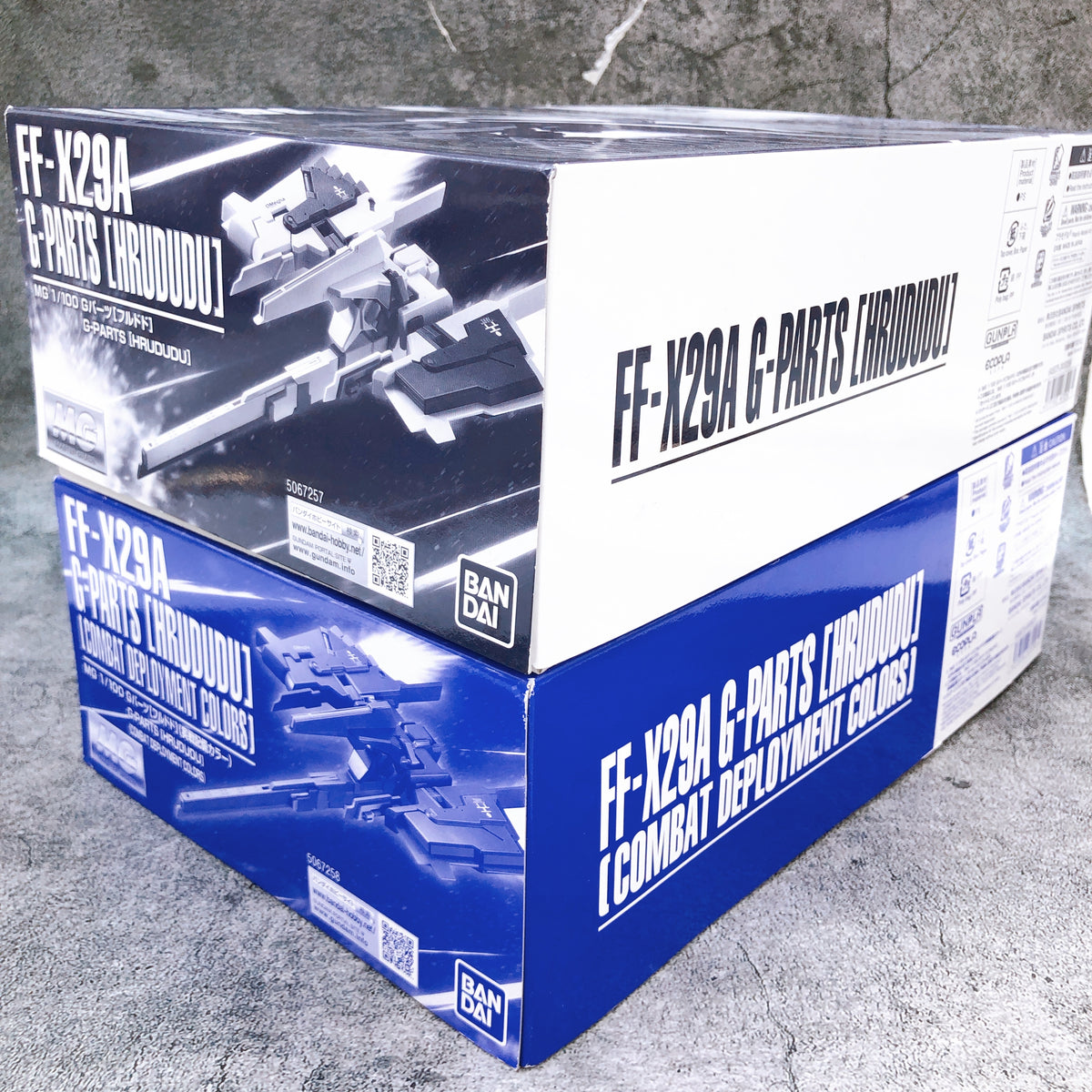 MG 1/100 G-Parts Hrududu & G-Parts Hrududu Combat Deployment Colors Set Kit NEW