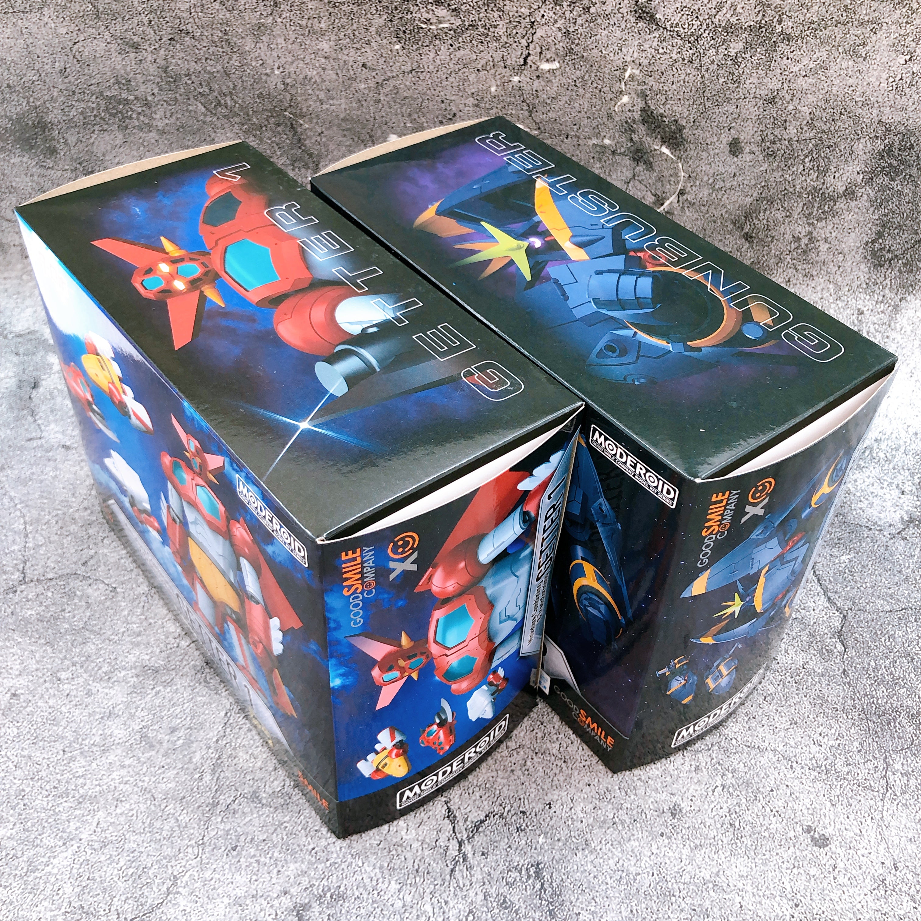 MODEROID Miniature Combining & Transforming Getter 1 & Gunbuster Set Kit Sealed