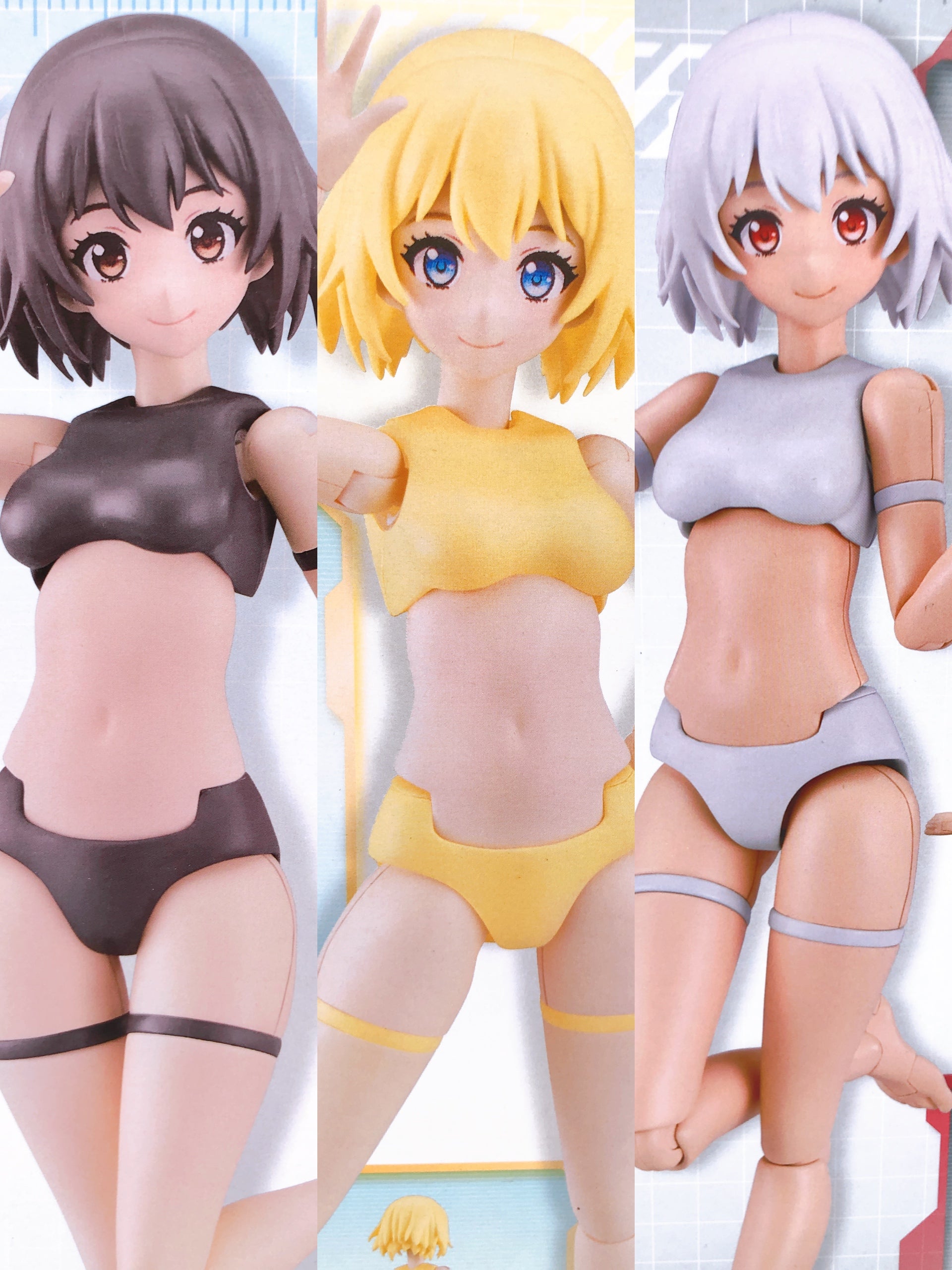 PLAMATEA Muse Body Ichika A/B/C Type Set of 3 Model Kit Good Smile Company NEW