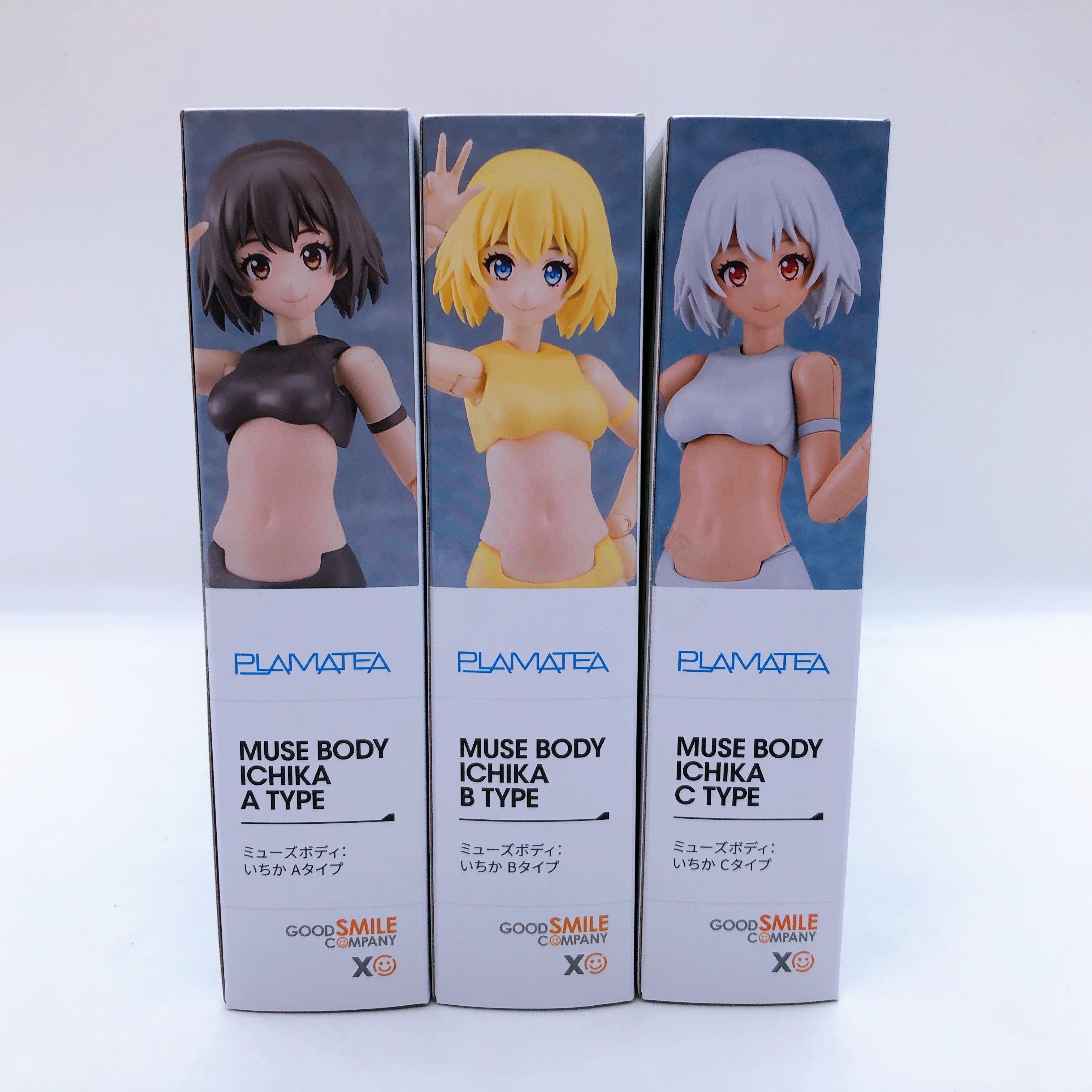 PLAMATEA Muse Body Ichika A/B/C Type Set of 3 Model Kit Good Smile Company NEW