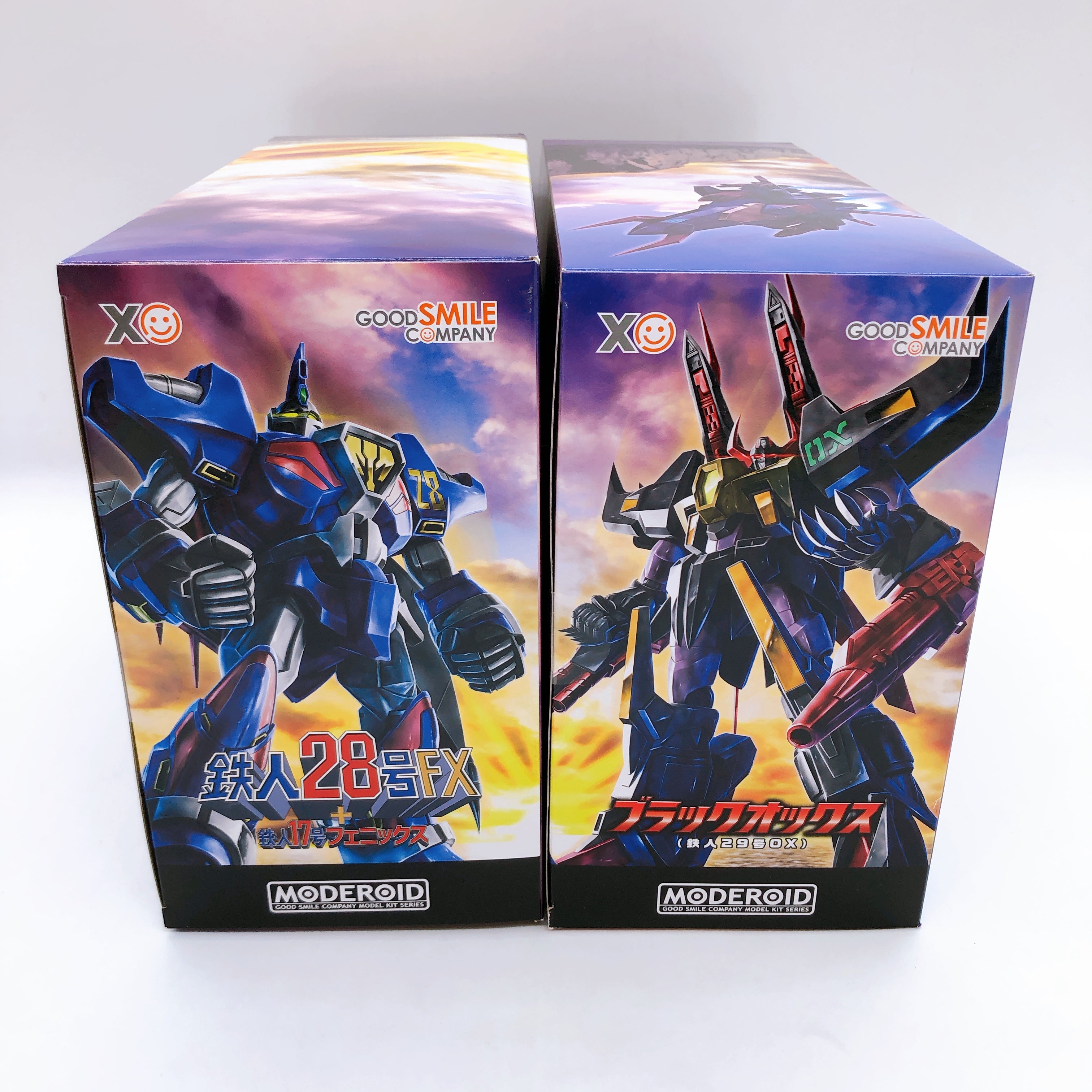 MODEROID Tetsujin 28 FX & Black OX Set Model Kit Good Smile Company Japan Sealed