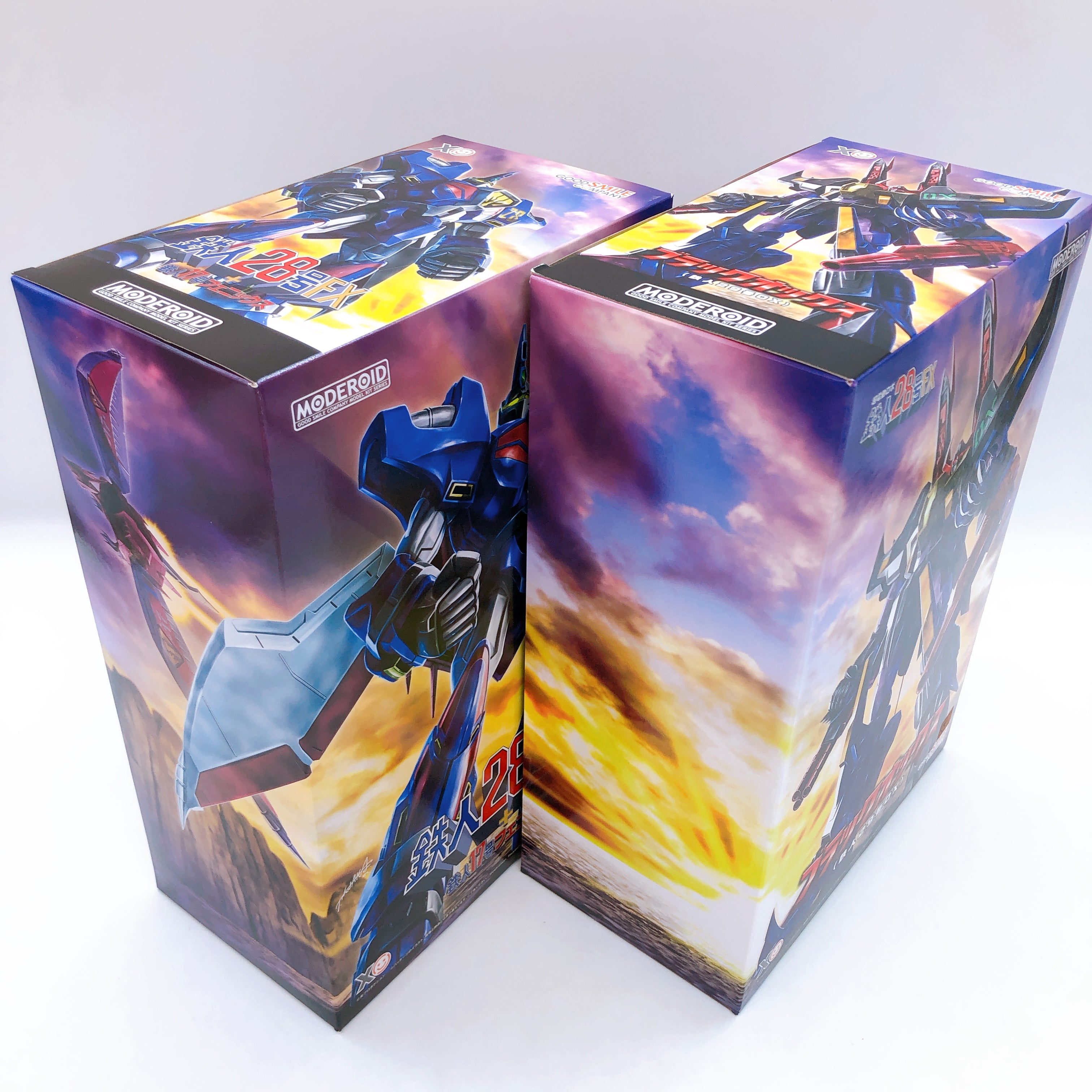 MODEROID Tetsujin 28 FX & Black OX Set Model Kit Good Smile Company Japan Sealed