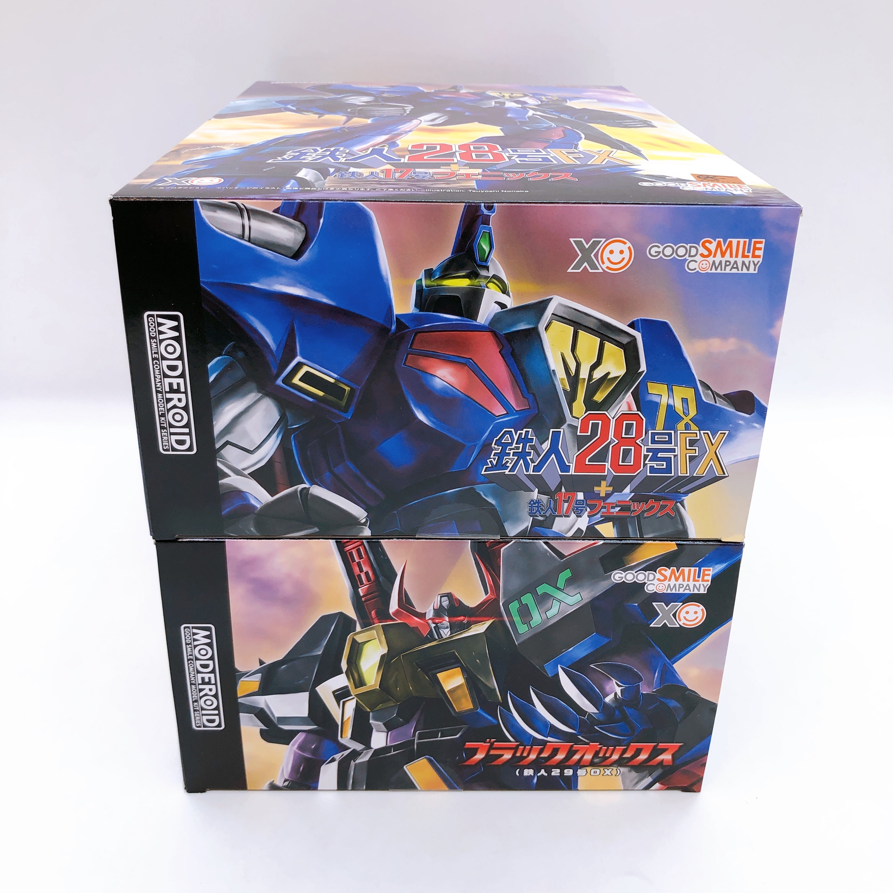 MODEROID Tetsujin 28 FX & Black OX Set Model Kit Good Smile Company Japan Sealed