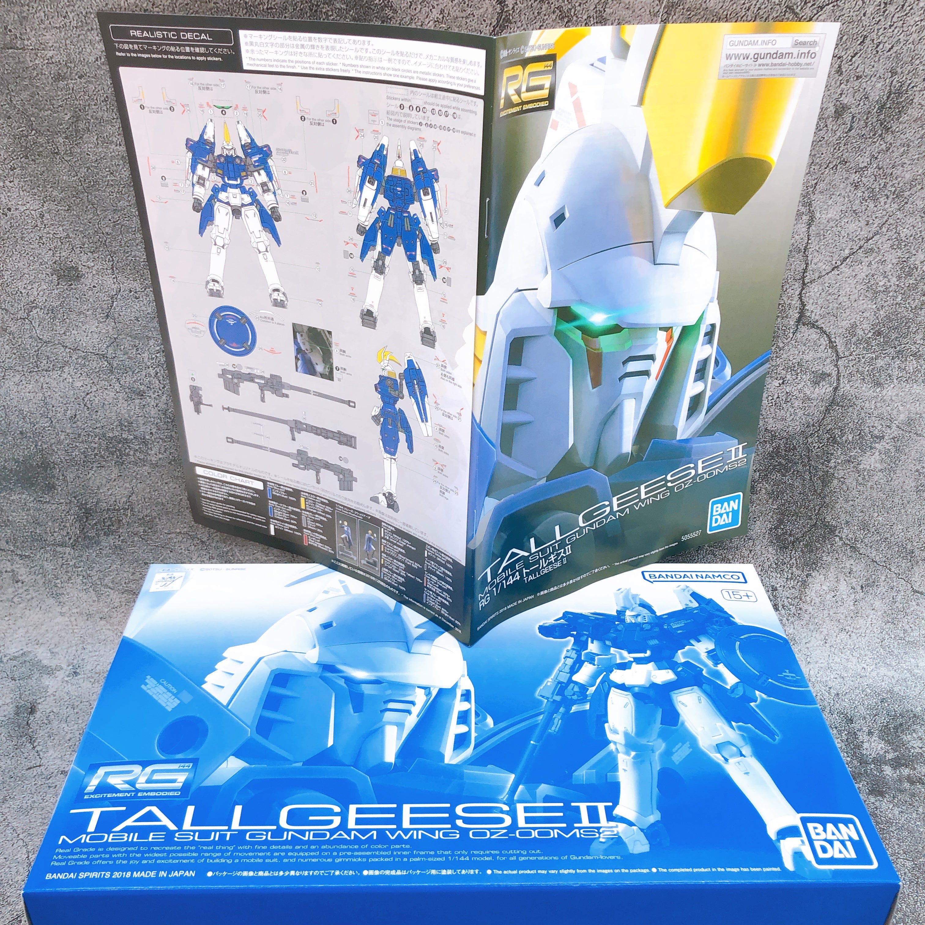 RG 1/144 Tallgeese II & Tallgeese III Set Gundam W Model Kit Premium Bandai NEW