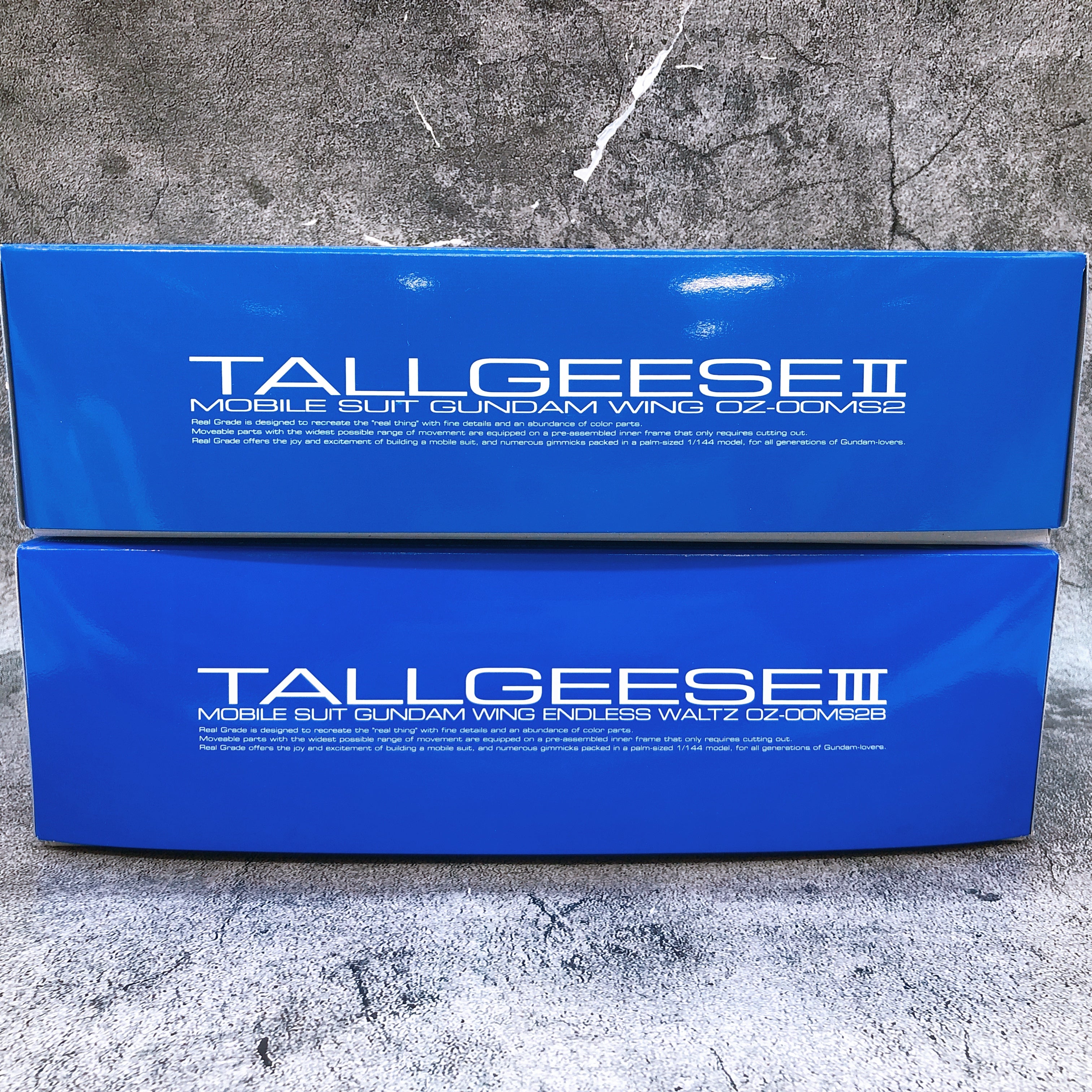 RG 1/144 Tallgeese II & Tallgeese III Set Gundam W Model Kit Premium Bandai NEW