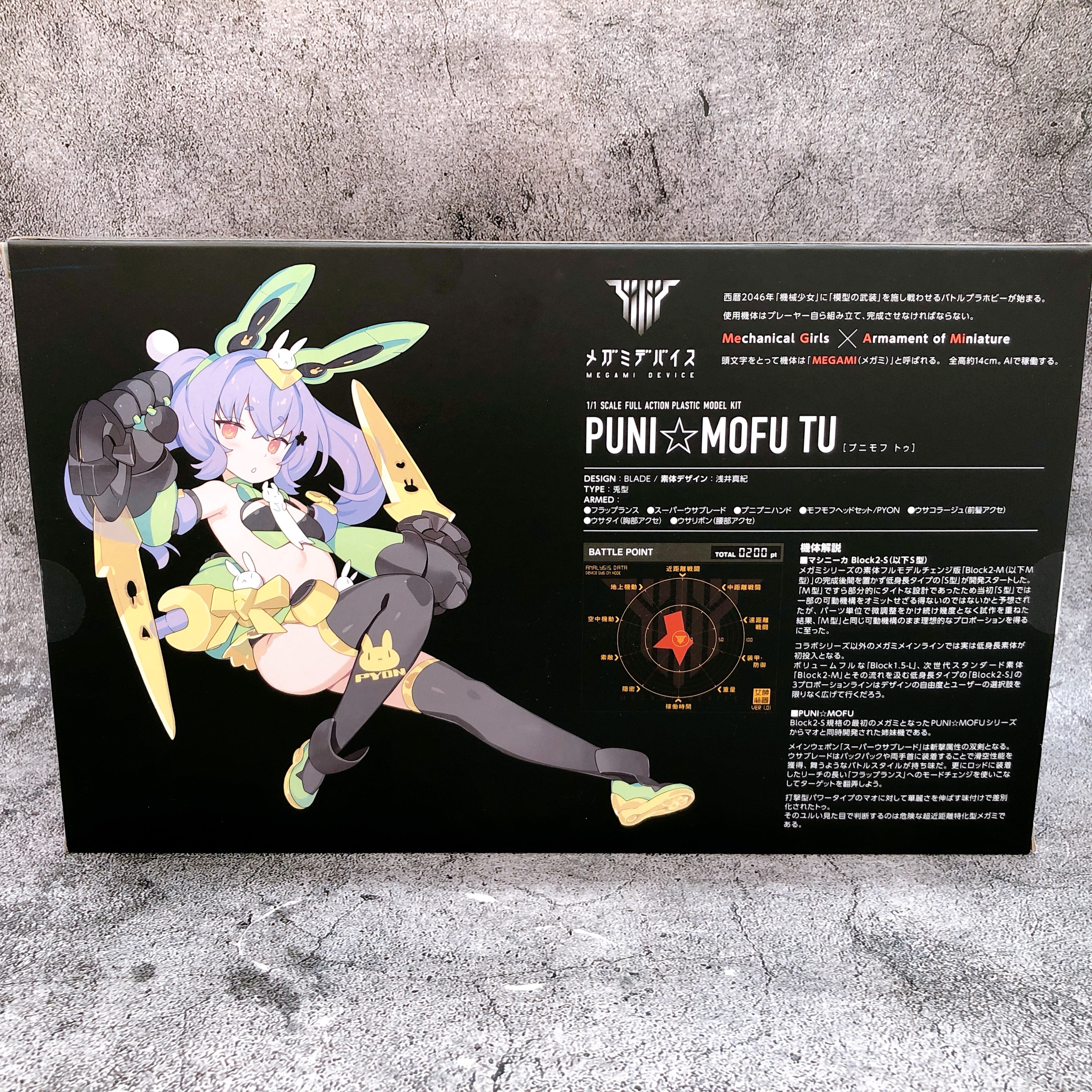 Megami Device PUNI MOFU TU & Bonus Parts Eye Decal Set of 3 Kit KOTOBUKIYA NEW