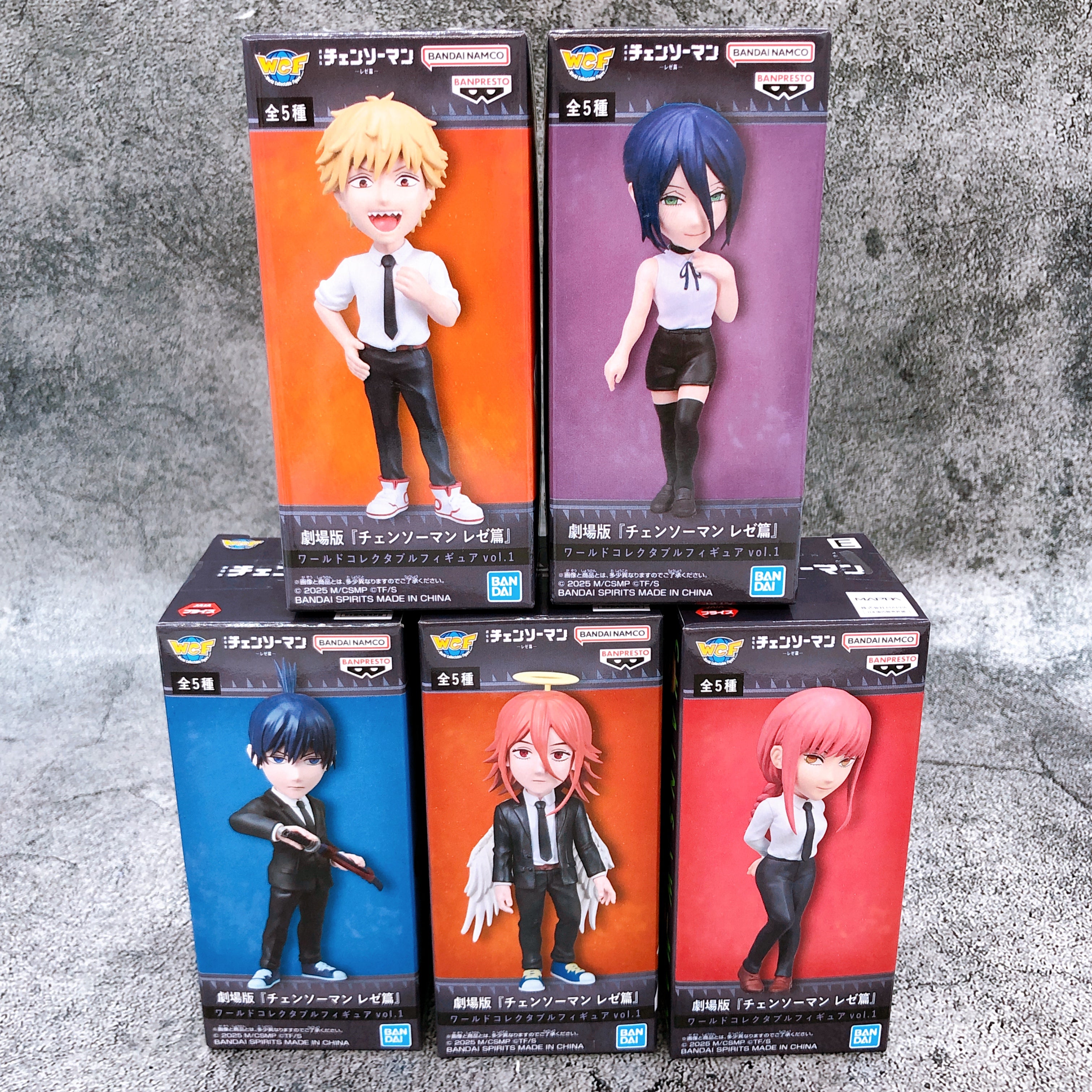 Chainsaw Man The Movie Reze Arc World Collectable Figure Set of 5 Figure Japan