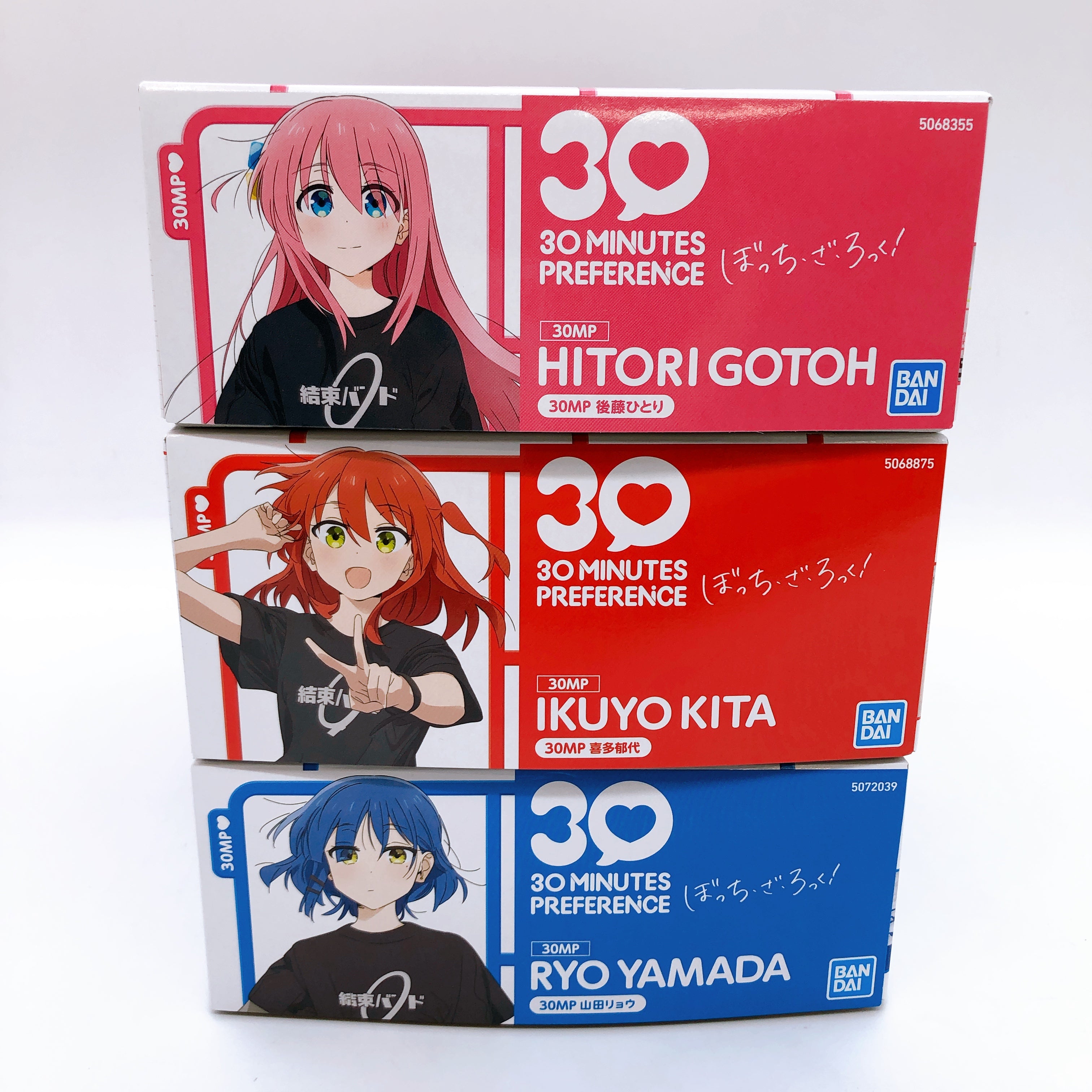 30MP Hitori Gotoh & Ikuyo Kita & Ryo Yamada Set Bocchi the Rock! Kit Bandai NEW