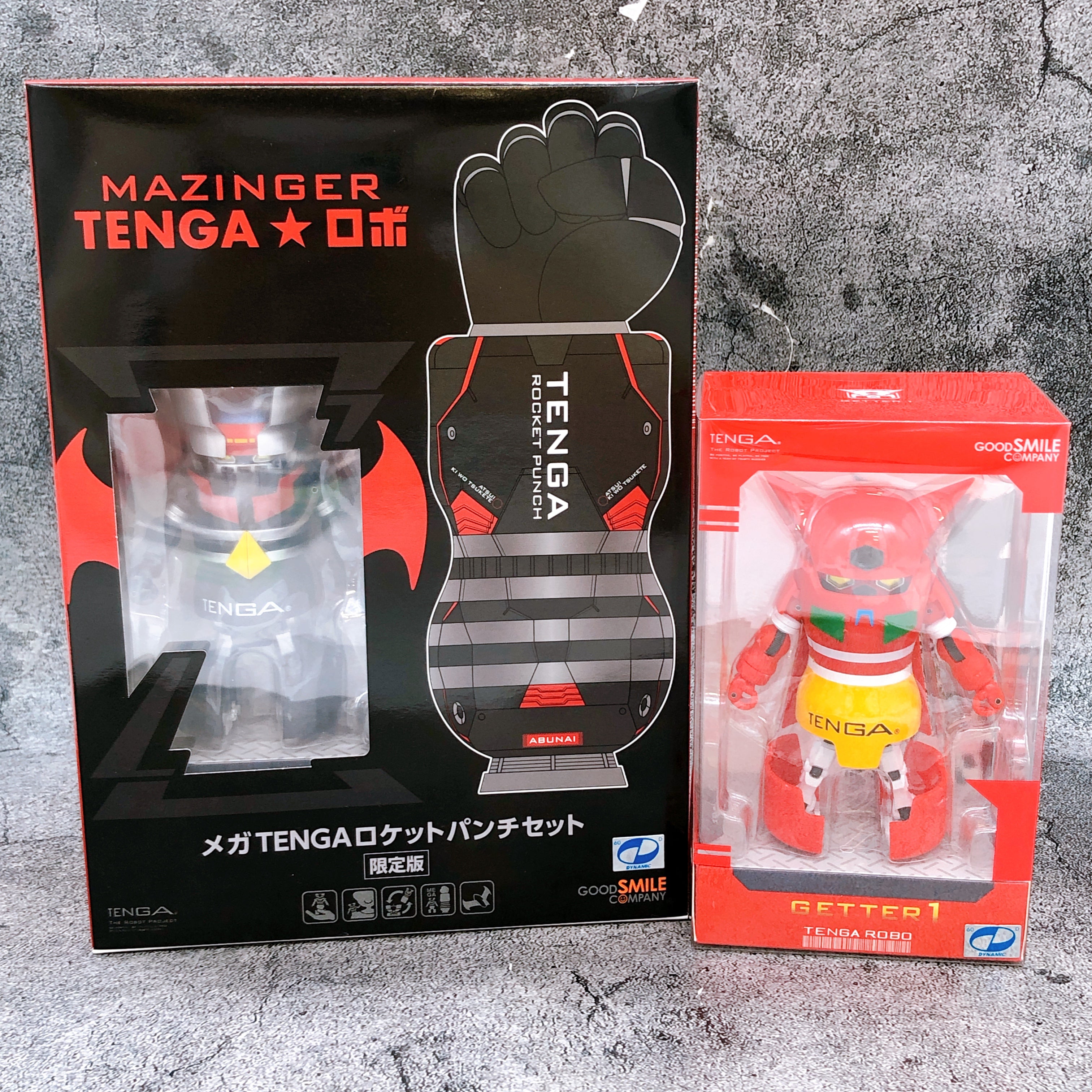 TENGA Robo Getter 1 & Mazinger Mega TENGA Rocket Punch Set Action Figure GSC NEW