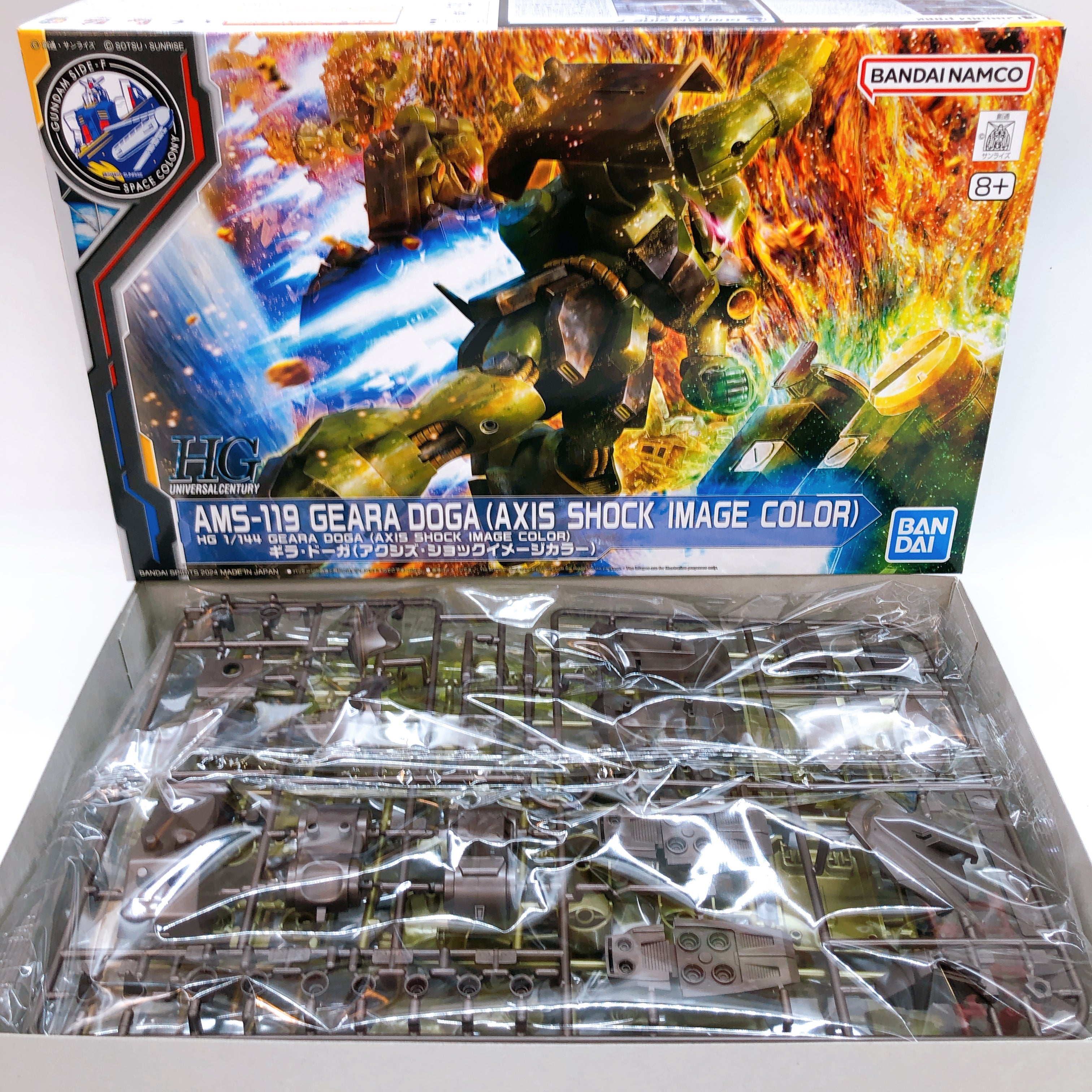 HG 1/144 Nu Gundam & Jegan & GM III & Geara Doga Axis Shock Image Color Set Kit