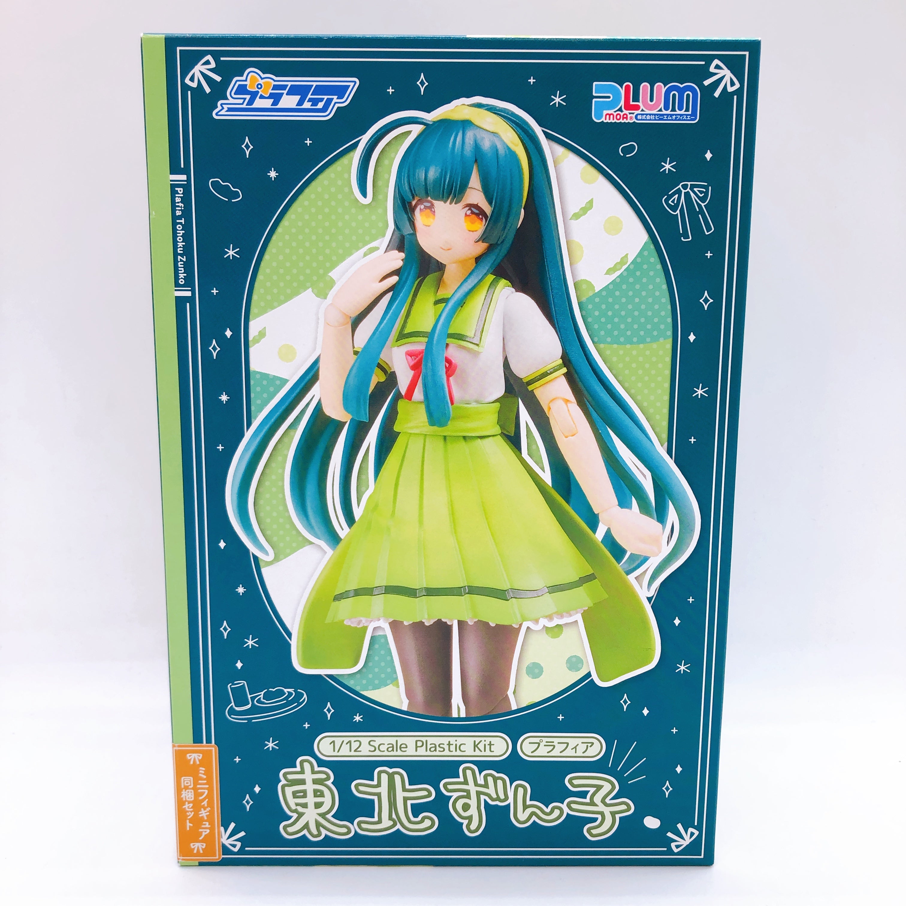 PLUM Plafia Tohoku Zunko Zundamon Project Set of 4 1/12 Scale Model Kit FASTSHIP