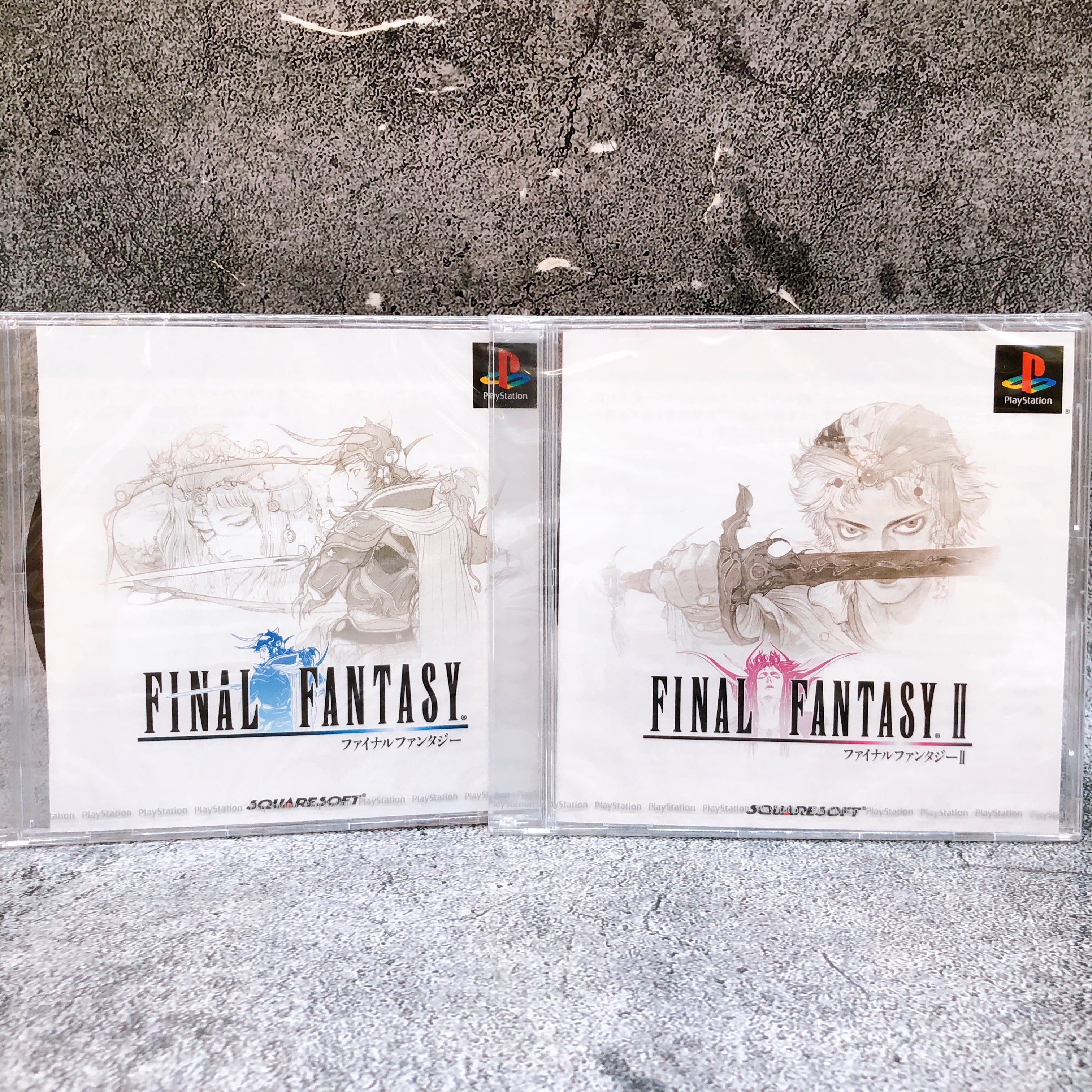 Playstation Final Fantasy I & II Set PS1 Square Japan RPG Game Sealed FASTSHIP