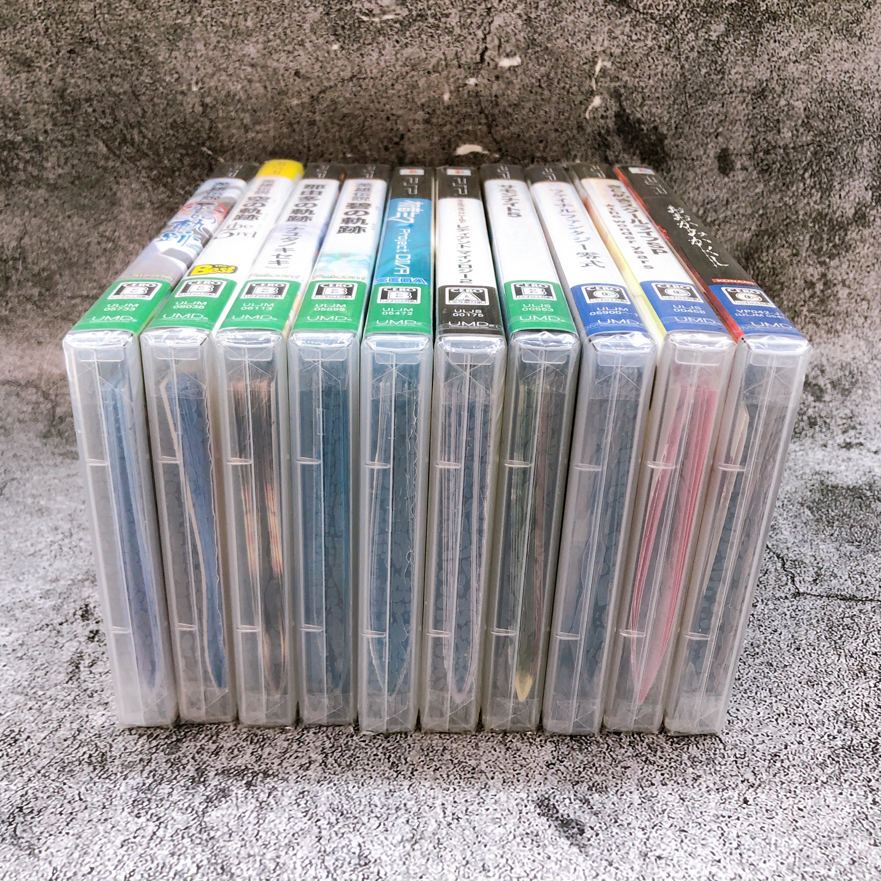 PSP Game Software Set of 10 Bundle Sony PlayStation Portable Japan Game Sealed