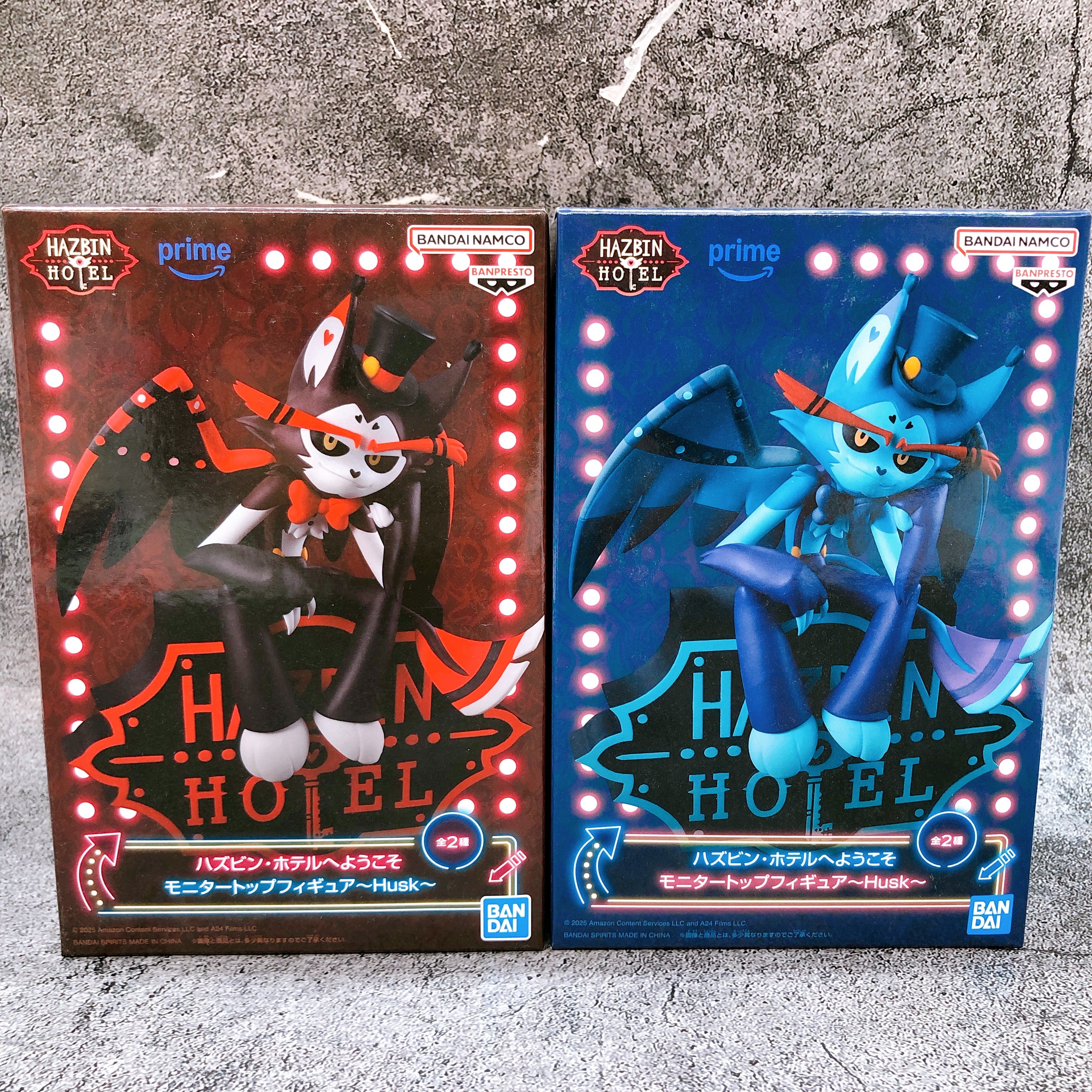 Hazbin Hotel Husk Another Color：Blue & Red Set Monitor Top Figure