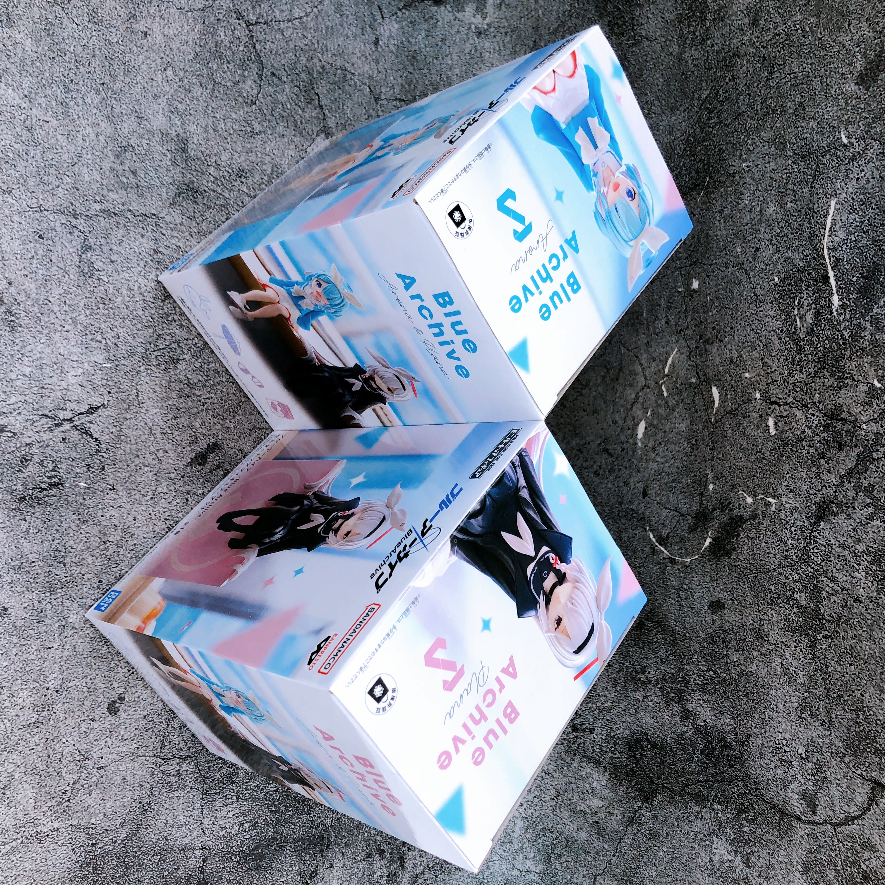Blue Archive Plana & Arona Monitor Top Figure Set BANPRESTO Japan AUTHENTIC