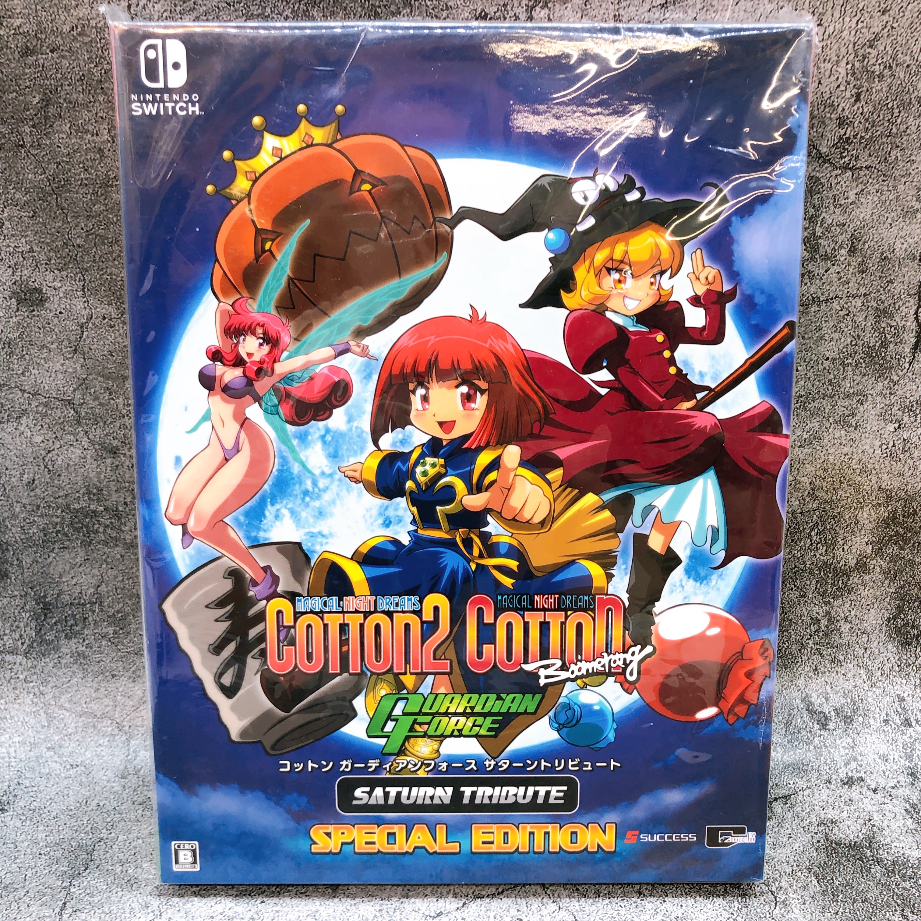 Nintendo Switch Cotton Guardian Force & Cotton 16Bit Tribute Limited Box Set NEW
